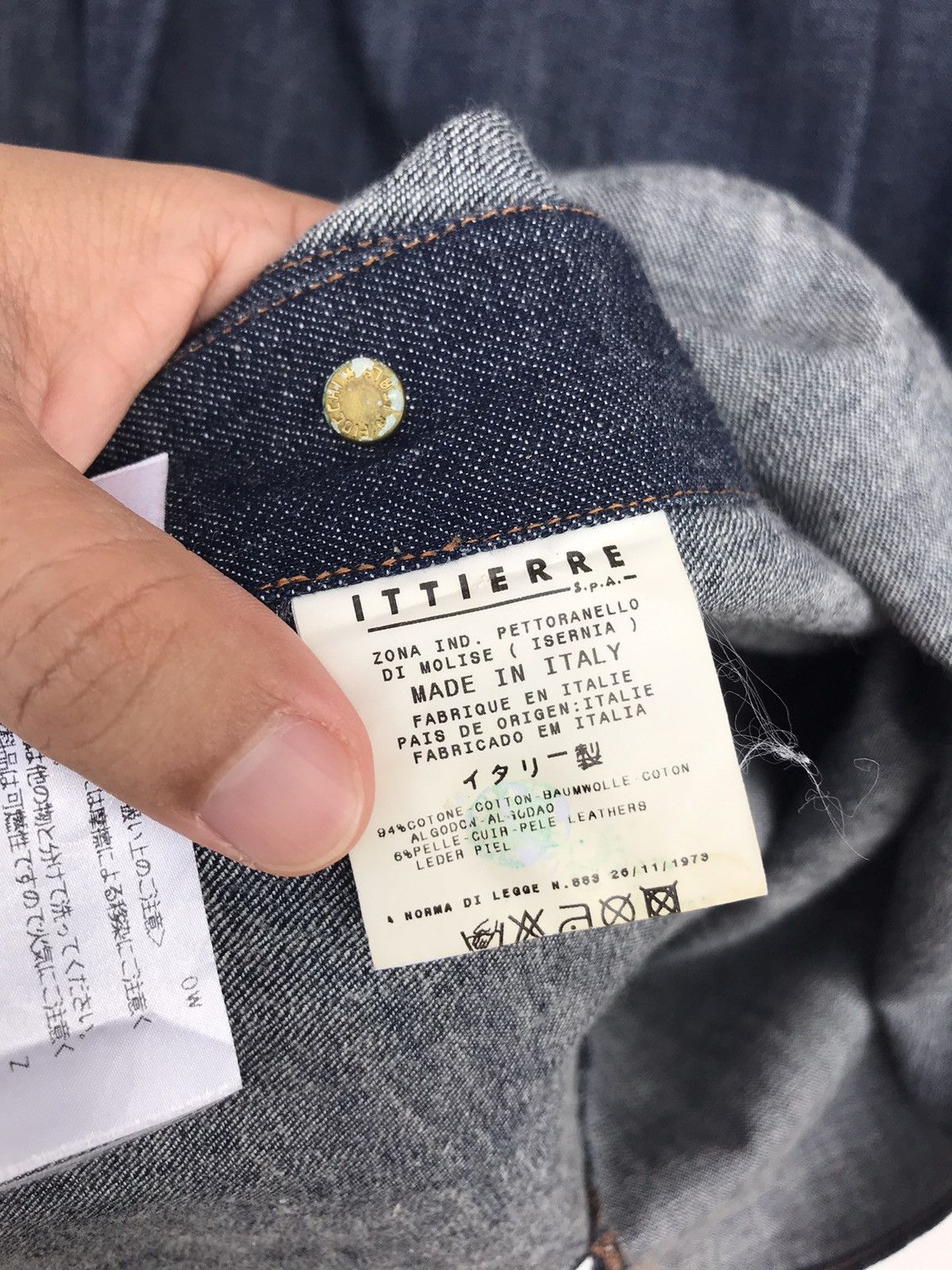 Dolce & Gabbana Dolce & Gabbana Leather Denim Shirt Size US M / EU 48-50 / 2 - 6 Thumbnail