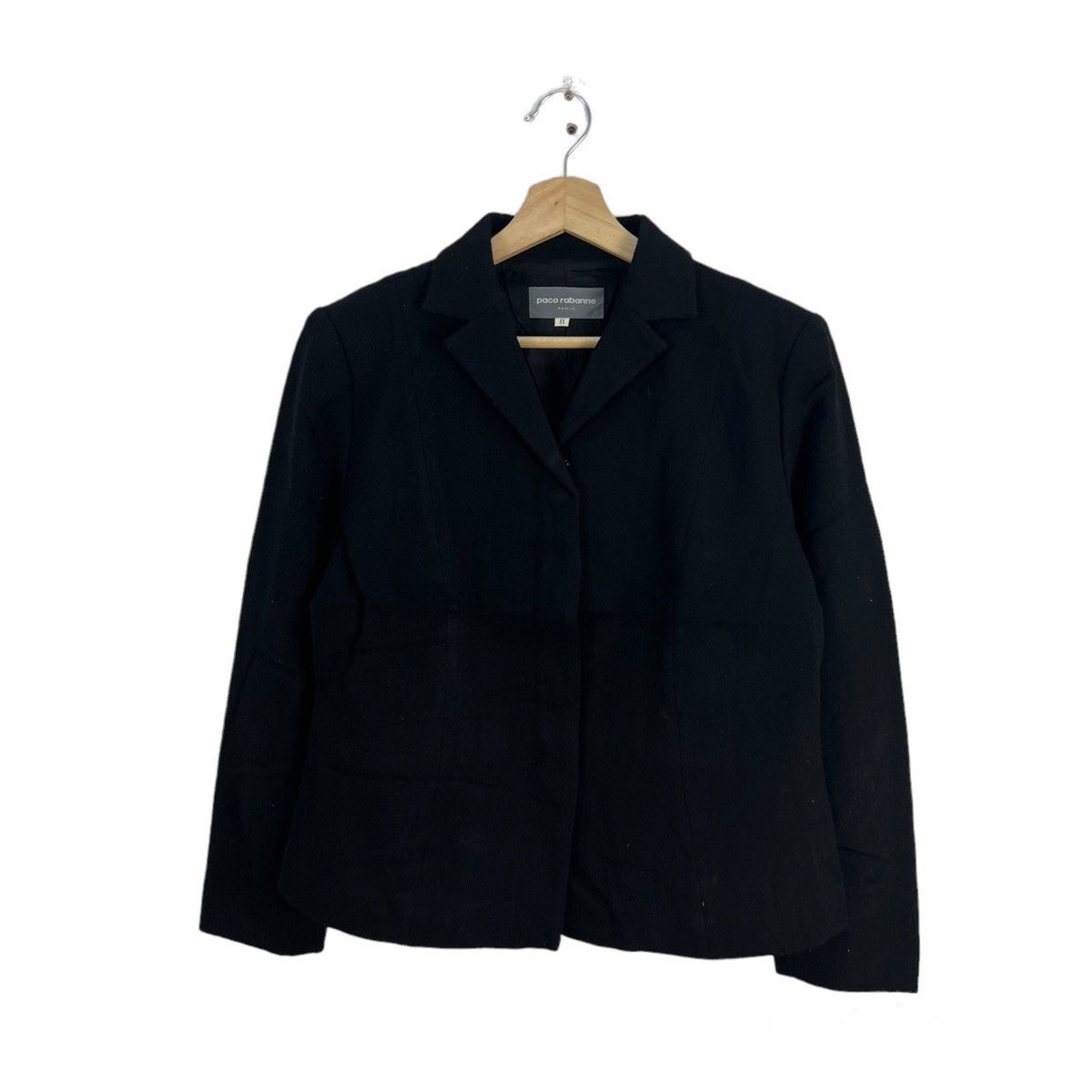 Paco Rabanne CROPPED CASUAL COAT JACKET PACO RABANNE PARIS Size S / US 4 / IT 40 - 1 Thumbnail