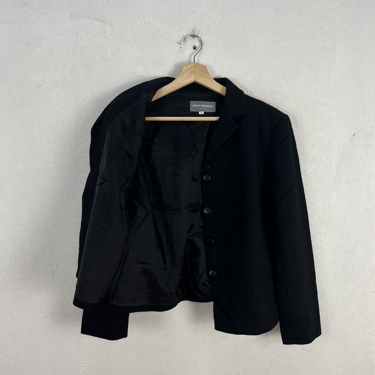 Paco Rabanne CROPPED CASUAL COAT JACKET PACO RABANNE PARIS Size S / US 4 / IT 40 - 10 Thumbnail