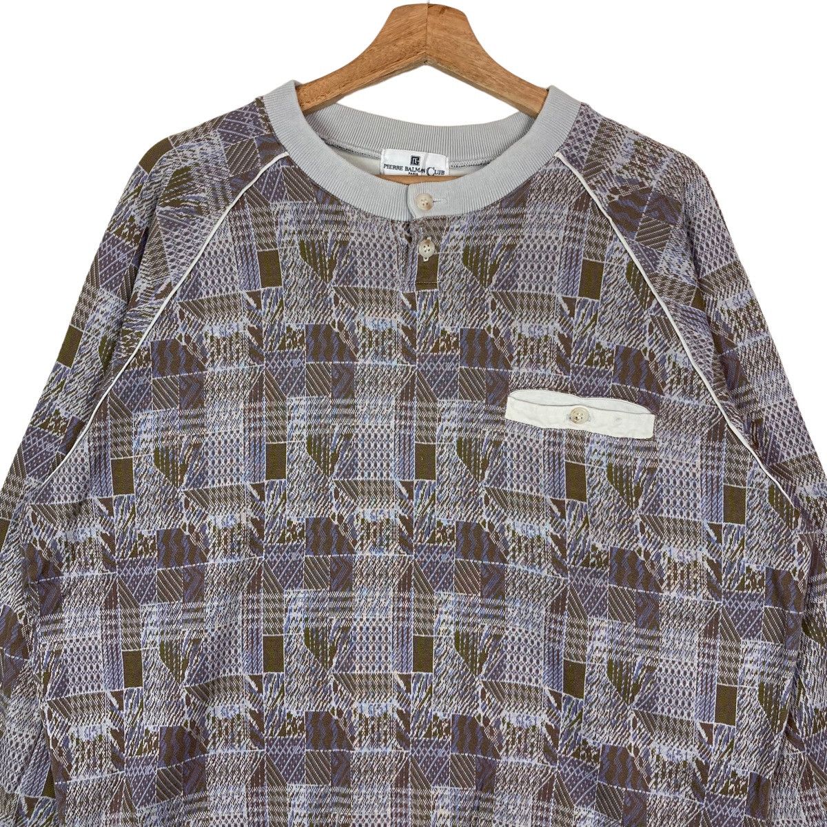 Pierre Balmain Vintage Pierre Balmain Club Pullover Jumper Sweatshirt Size US L / EU 52-54 / 3 - 2 Thumbnail