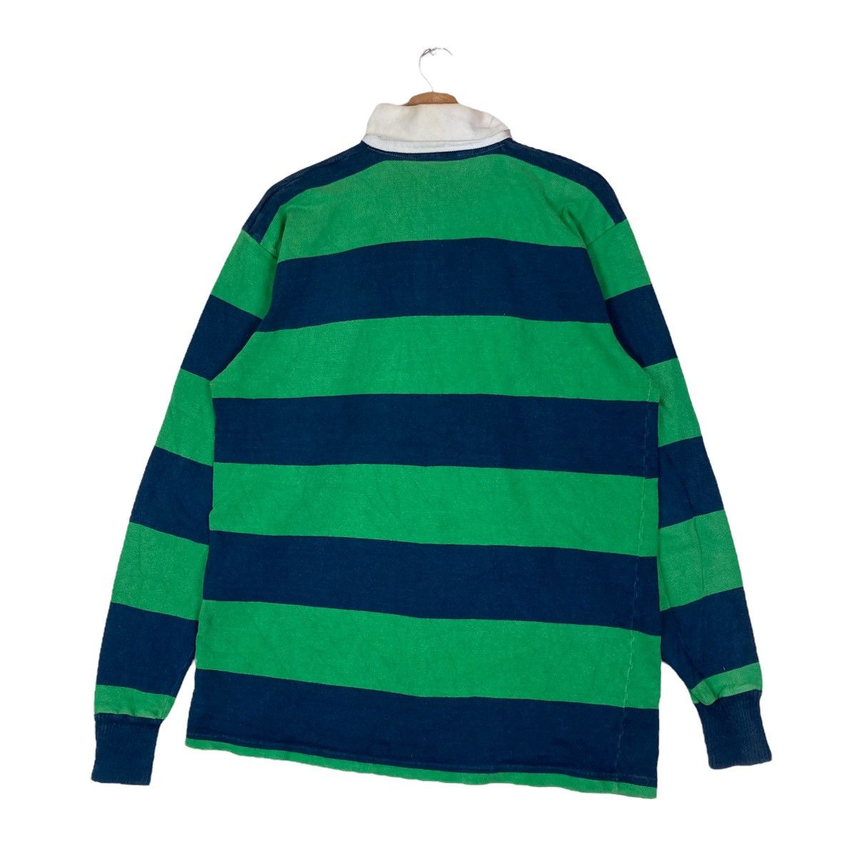 Vintage Vintage Hardin Knitwear New York Two Tone Stripe Collar Size US XL / EU 56 / 4 - 4 Thumbnail
