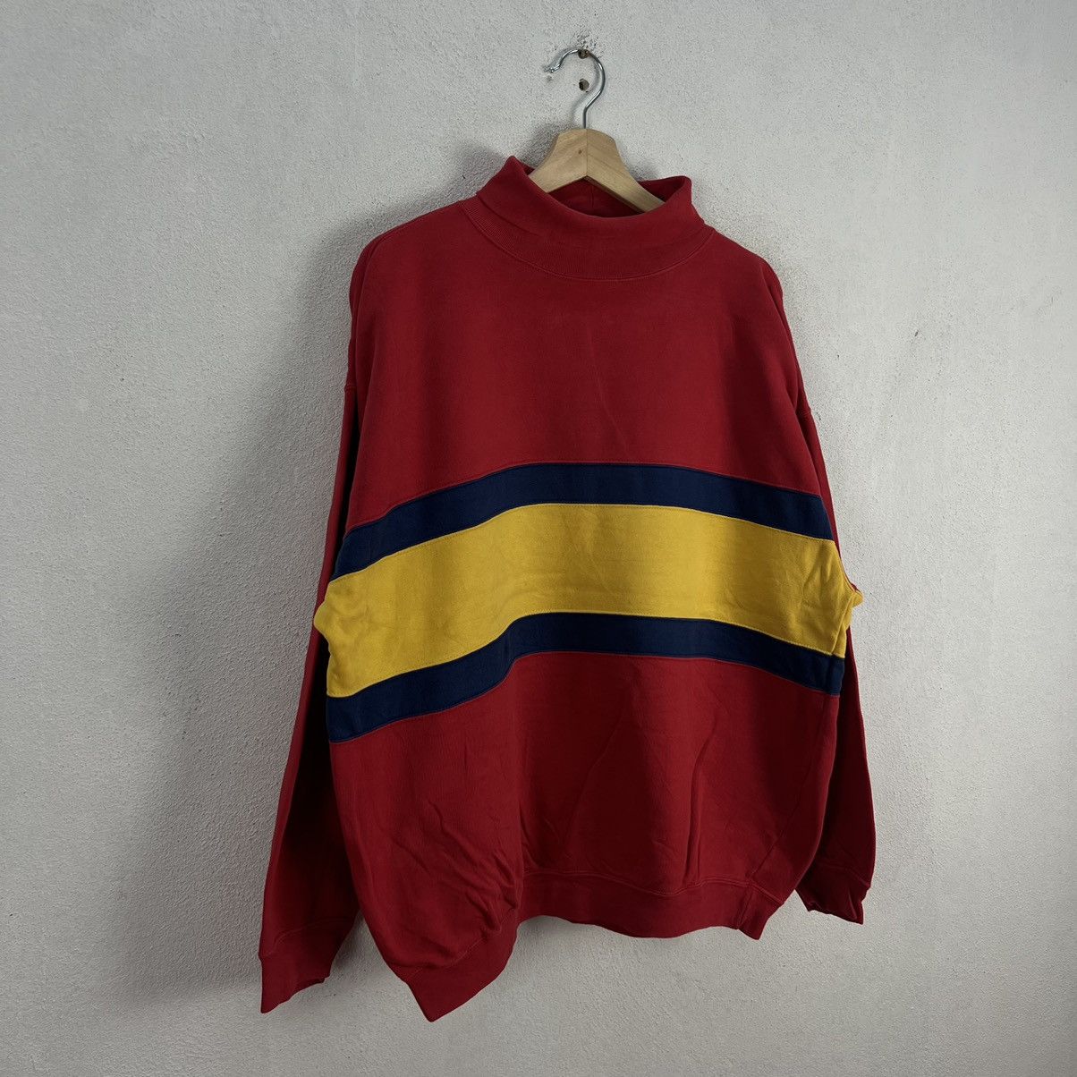 Japanese Brand VINTAGE GAP STRIPED SWEATSHIRT RARE DESIGN WEAR COLOUR Size US L / EU 52-54 / 3 - 2 Thumbnail