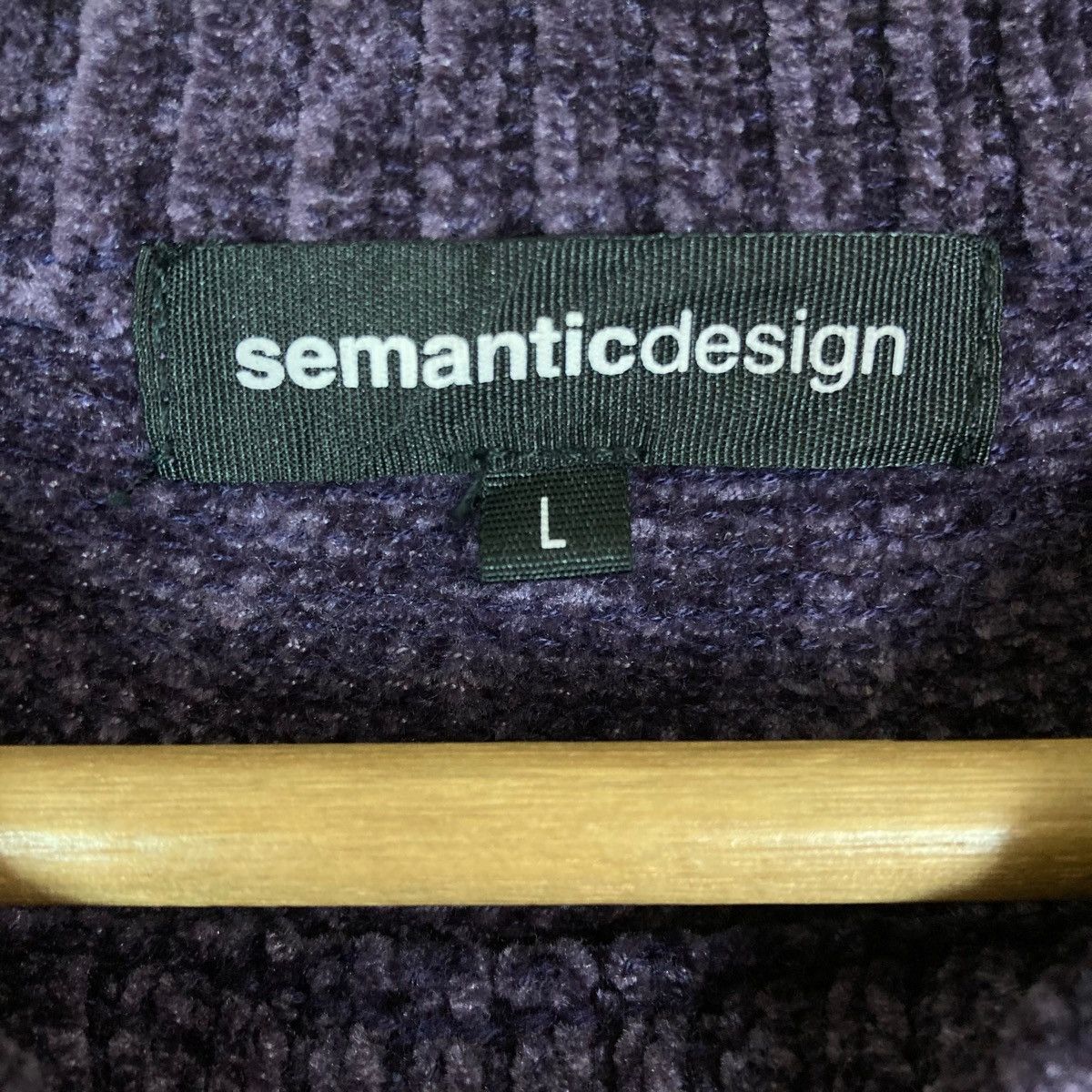 Vintage Vintage Semantic Design Knitwear Plain Pullover Jumper Size US L / EU 52-54 / 3 - 5 Thumbnail