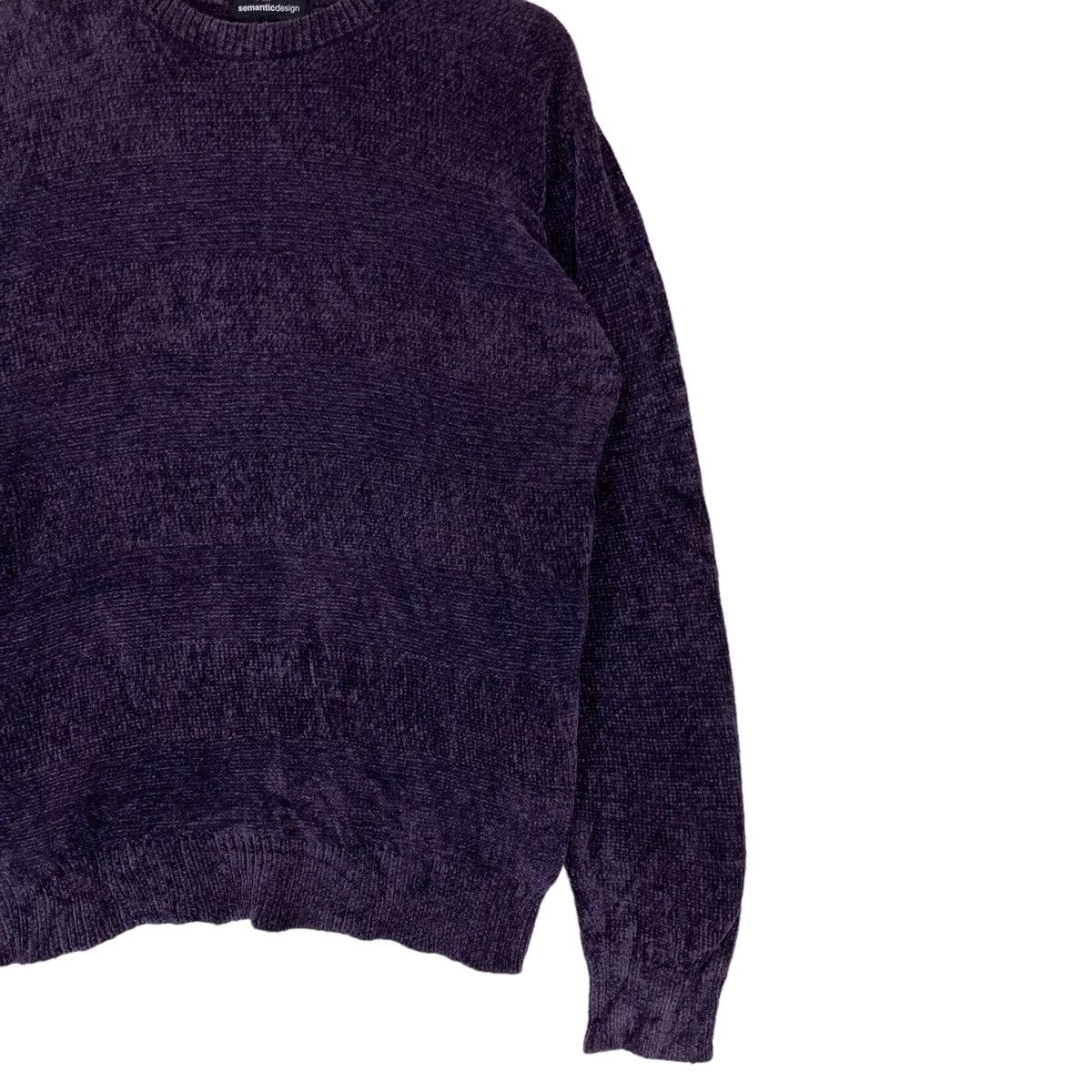 Vintage Vintage Semantic Design Knitwear Plain Pullover Jumper Size US L / EU 52-54 / 3 - 3 Thumbnail