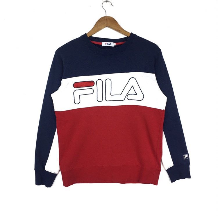 Fila Fila biella italia Sweatshirt Casual Jumper Streetwear Size US M / EU 48-50 / 2 - 1 Thumbnail