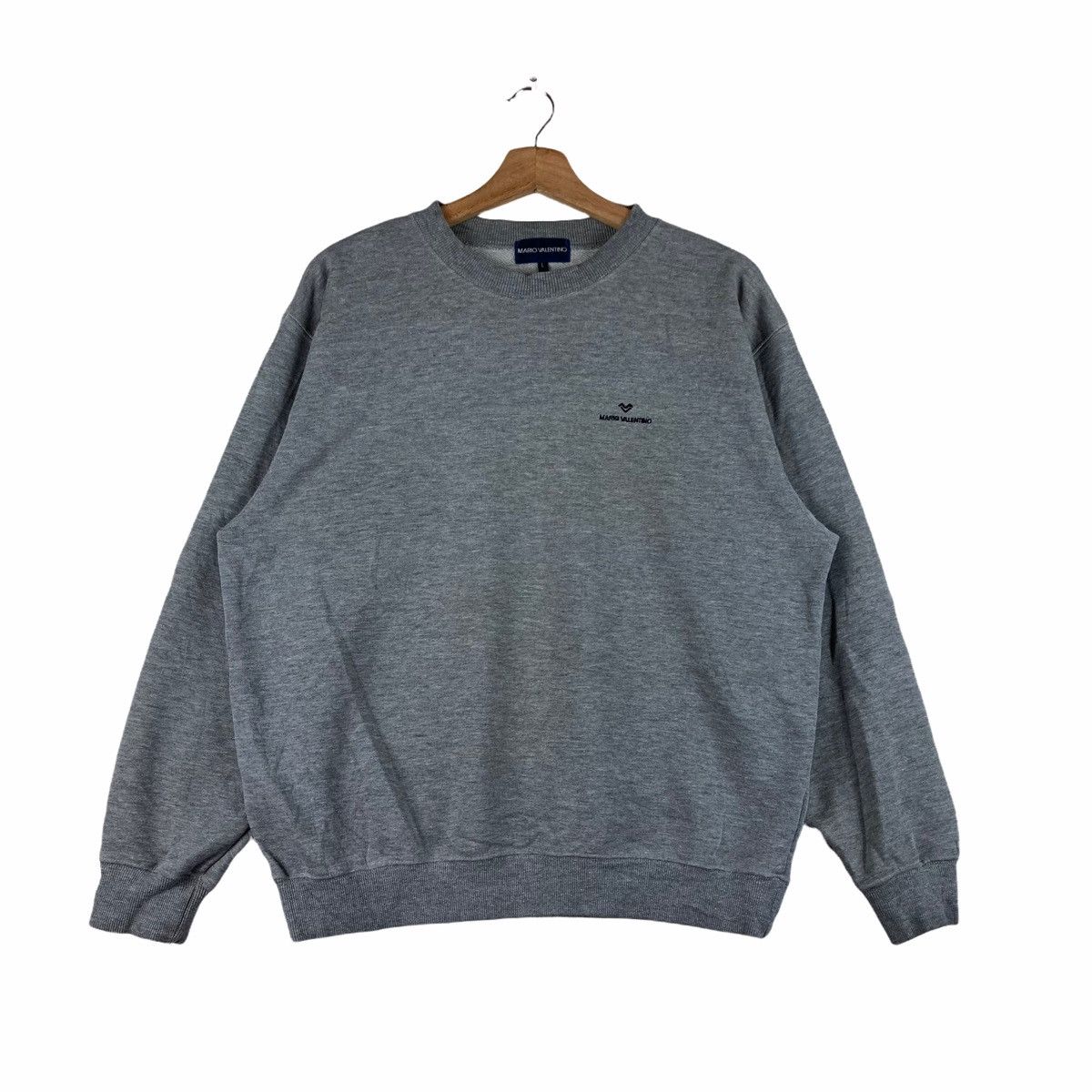 Vintage Vintage SWEATSHIRT MARIO VALENTINO pullover jumper Size US L / EU 52-54 / 3 - 1 Thumbnail