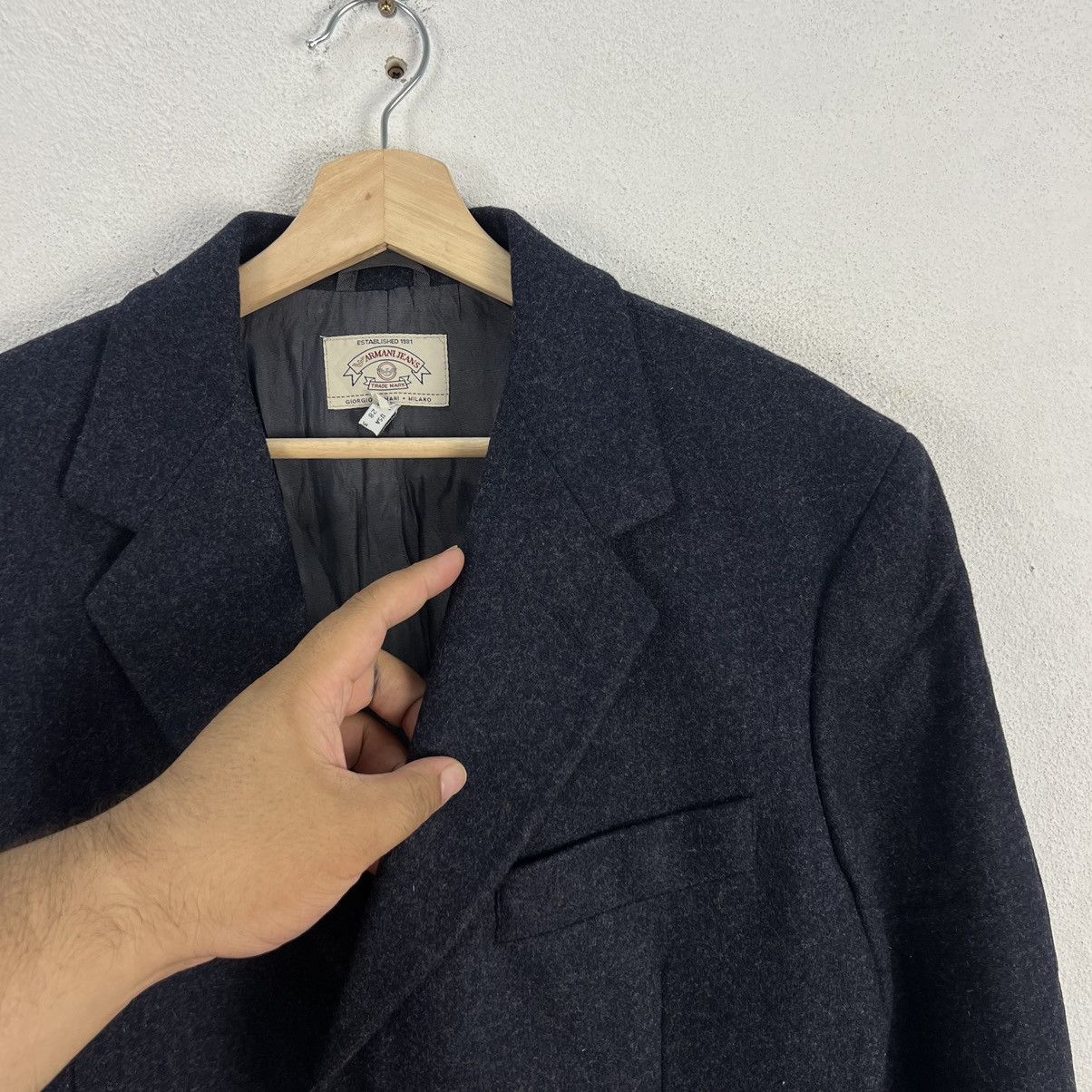 Armani DOUBLE BREAST CASUAL JACKET ARMANI JEANS GIORGIO ARMANI Size US M / EU 48-50 / 2 - 6 Thumbnail