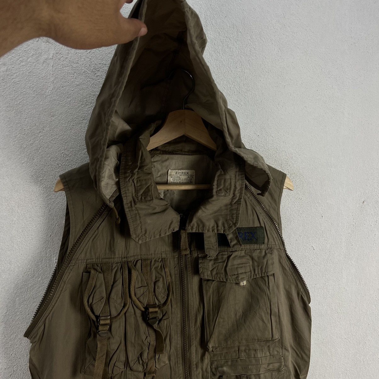 Avirex PARACHUTE BIKER UTILITY VEST AVIREX MODEL A-75 Size US L / EU 52-54 / 3 - 12 Thumbnail