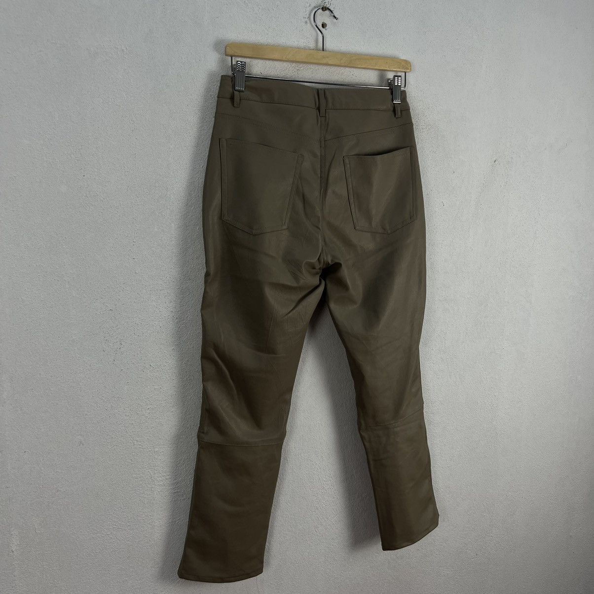 Vintage CASUAL TROUSER SOFT LEATHER H&M JAPAN Size US 29 - 9 Thumbnail