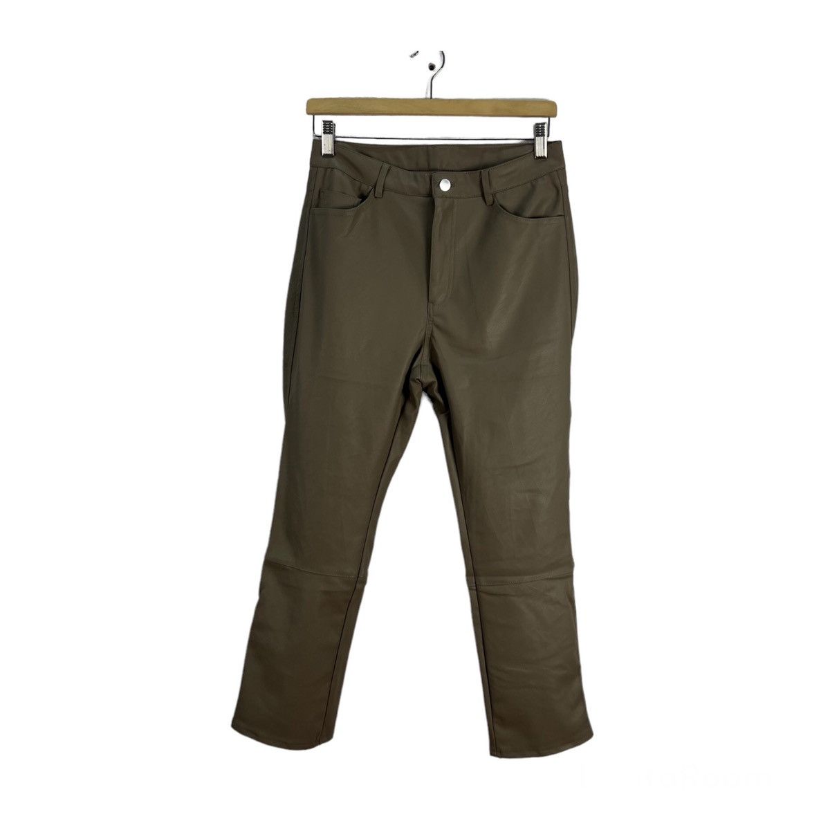 Vintage CASUAL TROUSER SOFT LEATHER H&M JAPAN Size US 29 - 1 Thumbnail