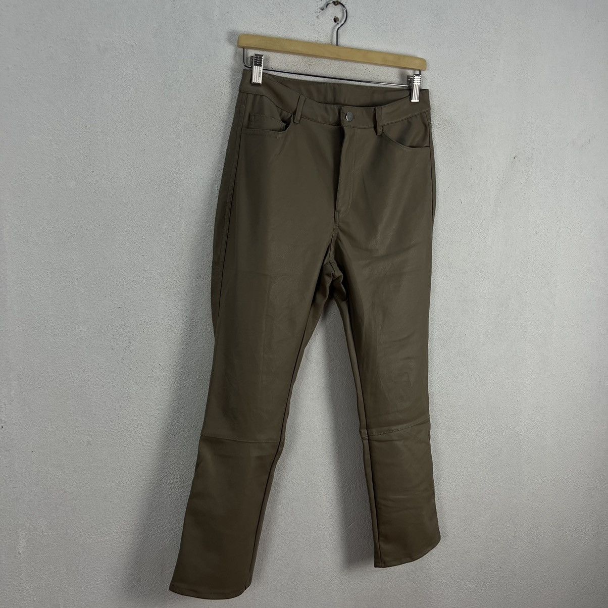 Vintage CASUAL TROUSER SOFT LEATHER H&M JAPAN Size US 29 - 2 Thumbnail