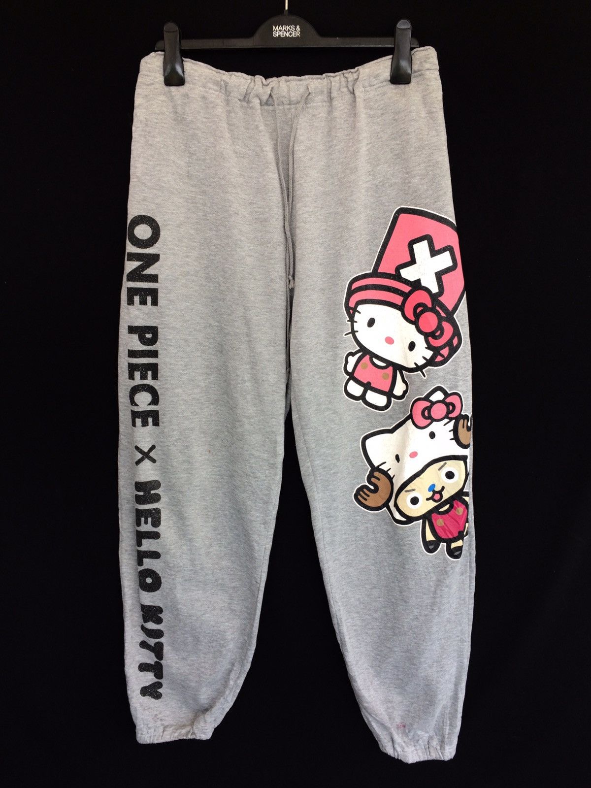 Cartoon Network One piece X Hello Kitty Cartoon Jogger Pant Size US 32 / EU 48 - 1 Thumbnail