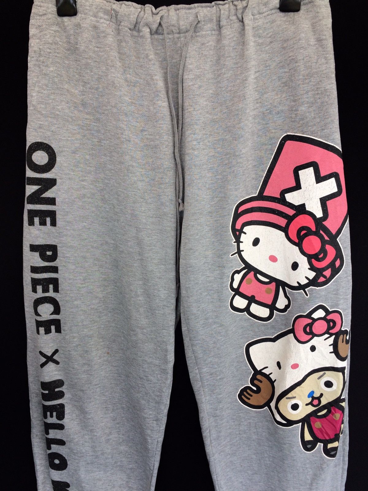 Cartoon Network One piece X Hello Kitty Cartoon Jogger Pant Size US 32 / EU 48 - 2 Thumbnail