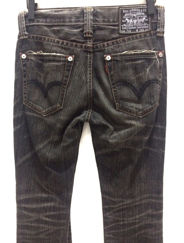 Levi's Made & Crafted Levis Distressed Design Trousers Denim Pant Size US 28 / EU 44 - 6 Thumbnail