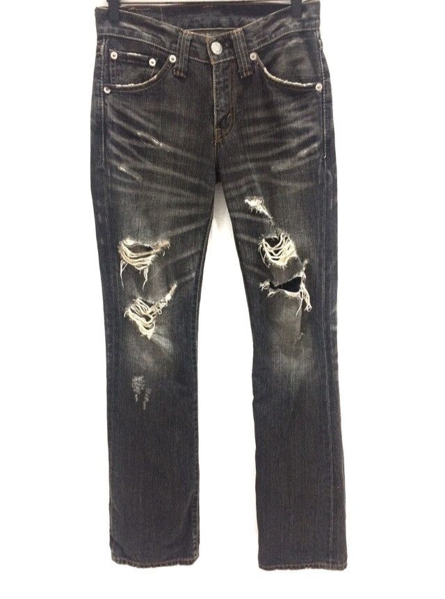 Levi's Made & Crafted Levis Distressed Design Trousers Denim Pant Size US 28 / EU 44 - 1 Thumbnail