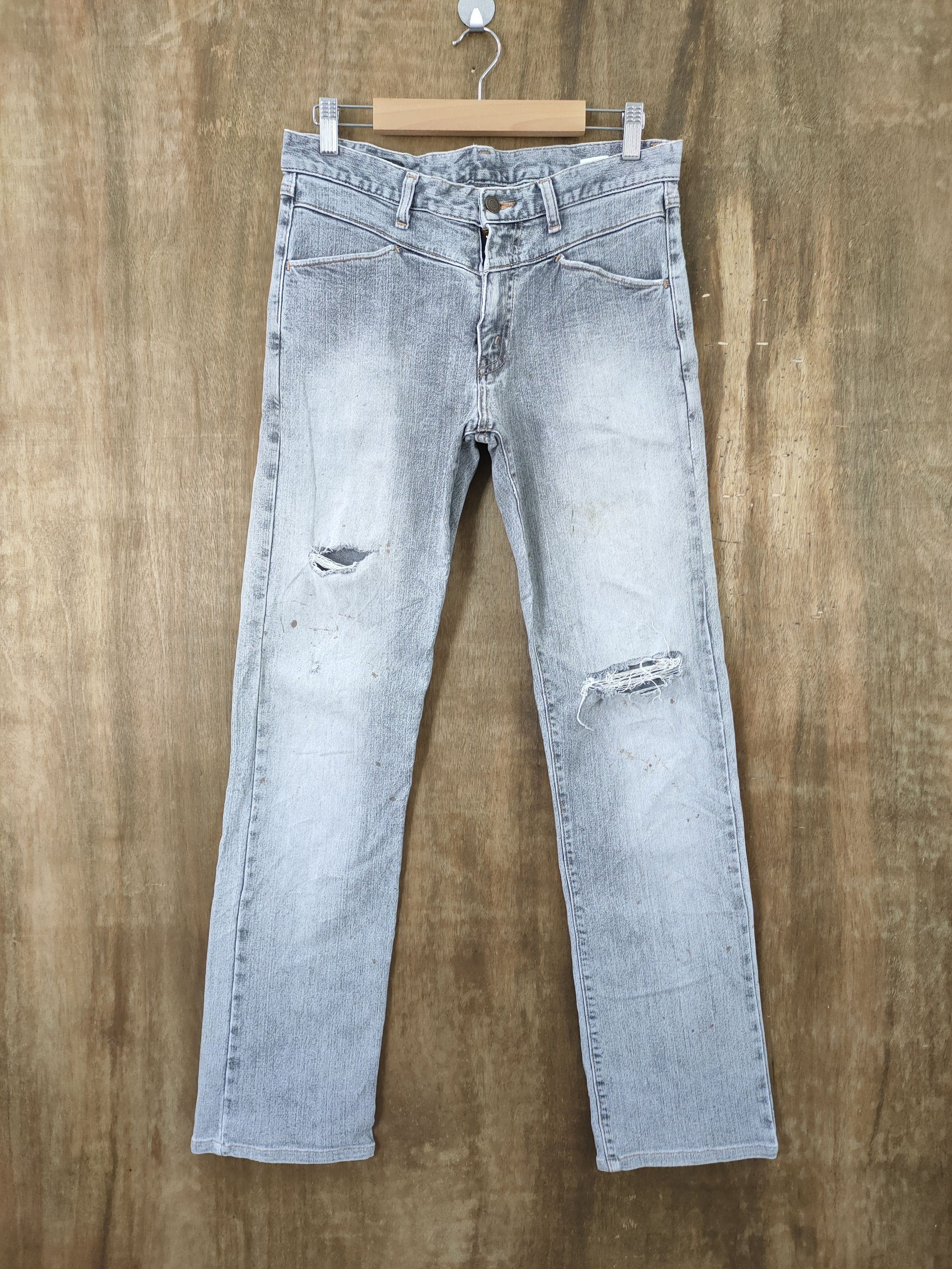 Japanese Brand VINTAGE JAPANESE FADED BLACK JEAN DENIM Size US 30 / EU 46 - 1 Thumbnail