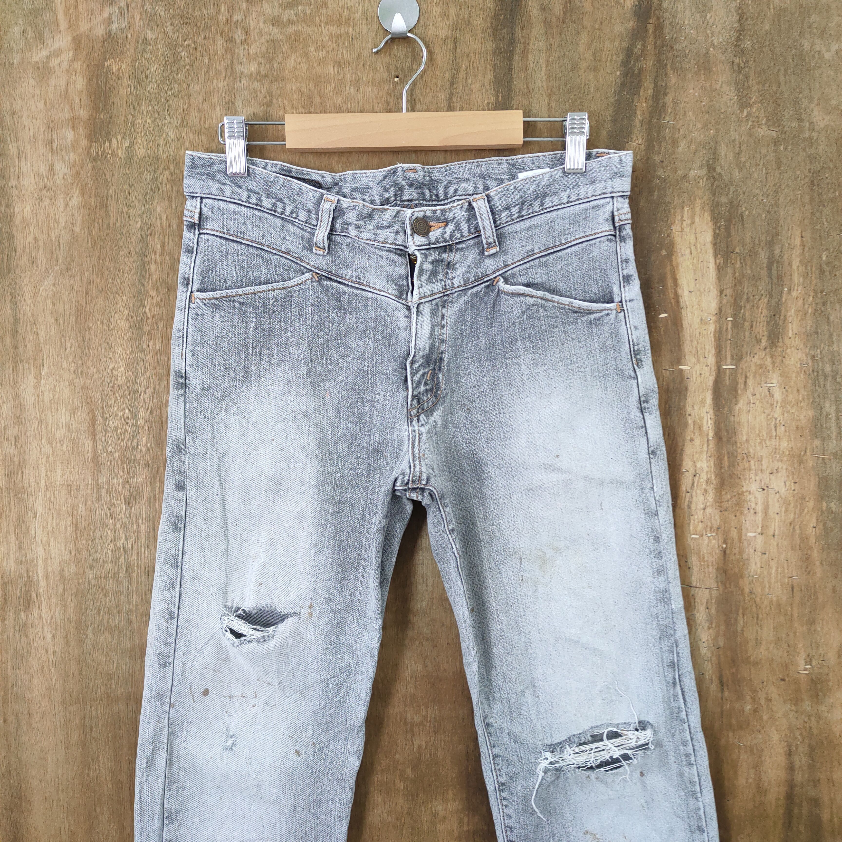 Japanese Brand VINTAGE JAPANESE FADED BLACK JEAN DENIM Size US 30 / EU 46 - 6 Thumbnail