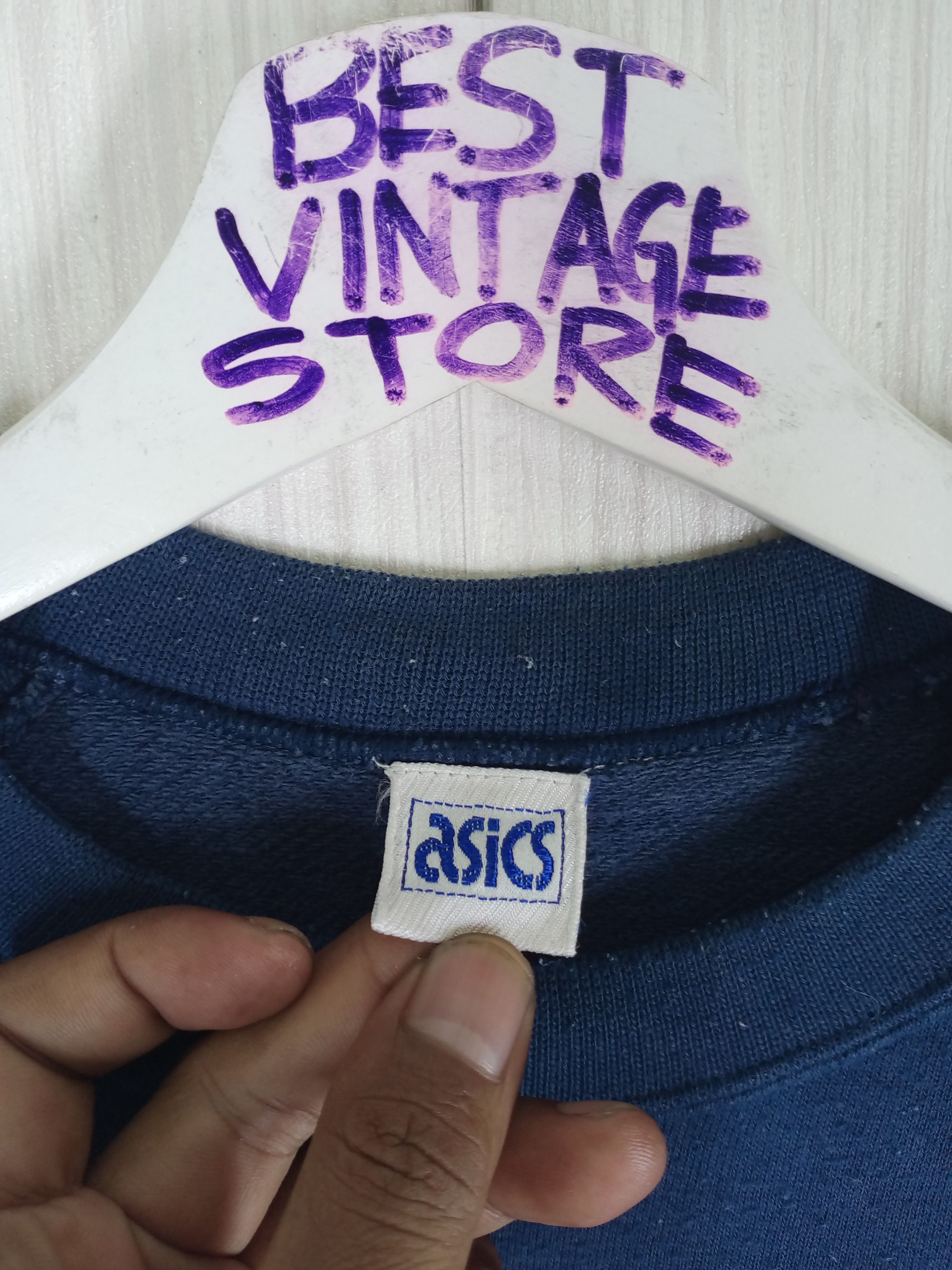 Asics Vintage 90s Asics Small Logo Embroidery Sweatshirt Size US M / EU 48-50 / 2 - 4 Thumbnail