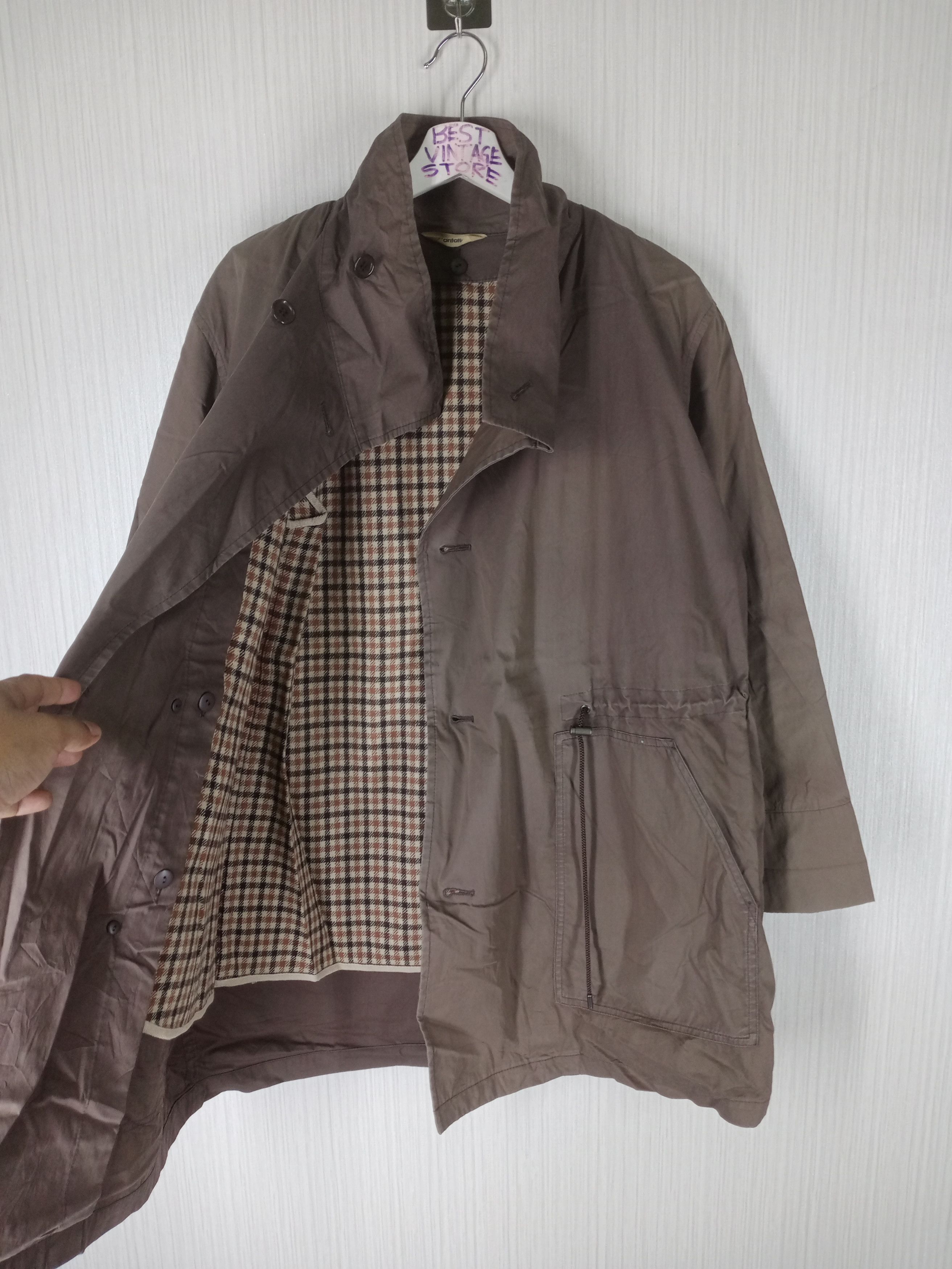 Issey Miyake Issey Miyake By Plantation Coat Jacket Army Vintage Size US L / EU 52-54 / 3 - 5 Thumbnail