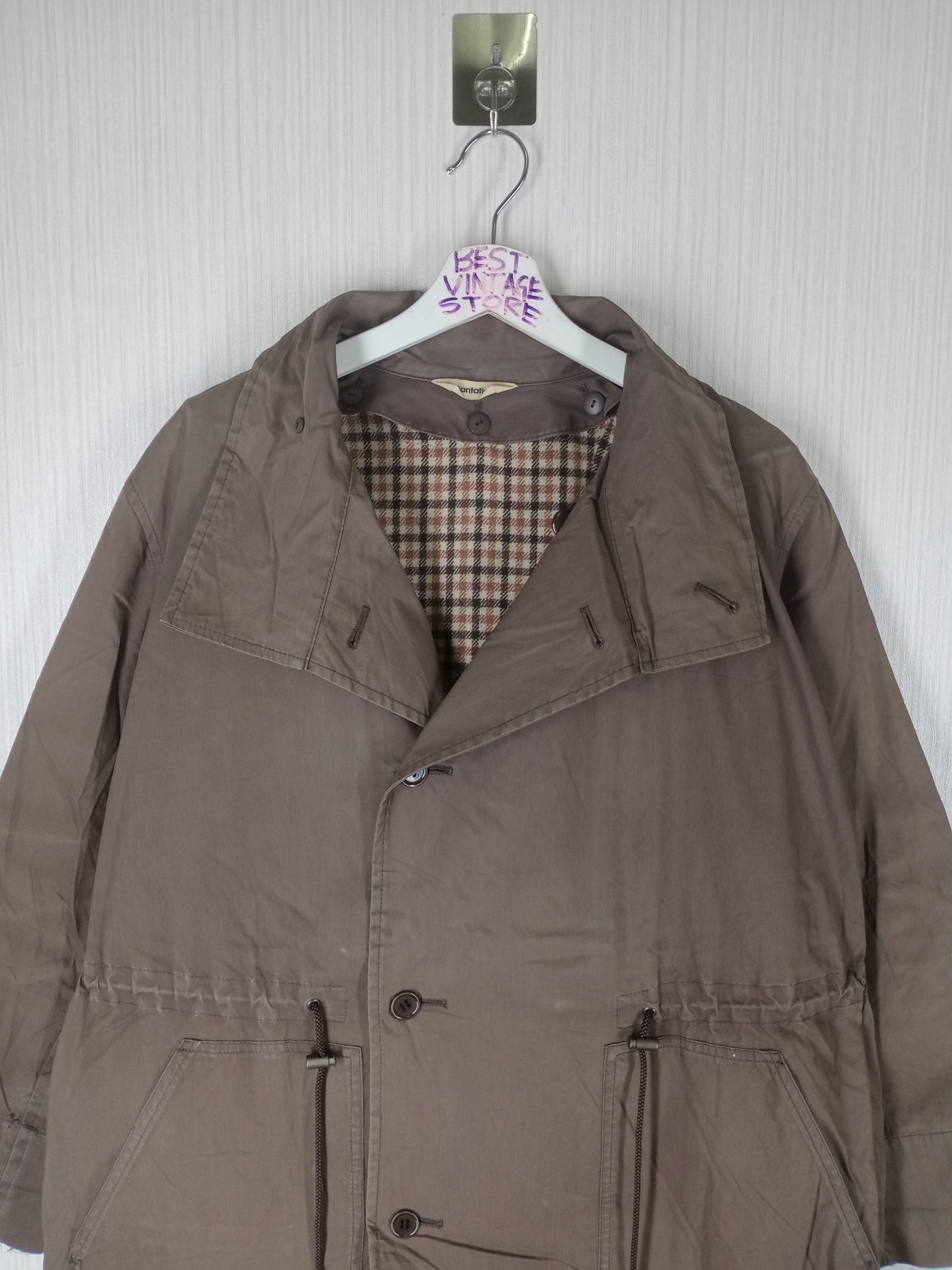 Issey Miyake Issey Miyake By Plantation Coat Jacket Army Vintage Size US L / EU 52-54 / 3 - 2 Thumbnail