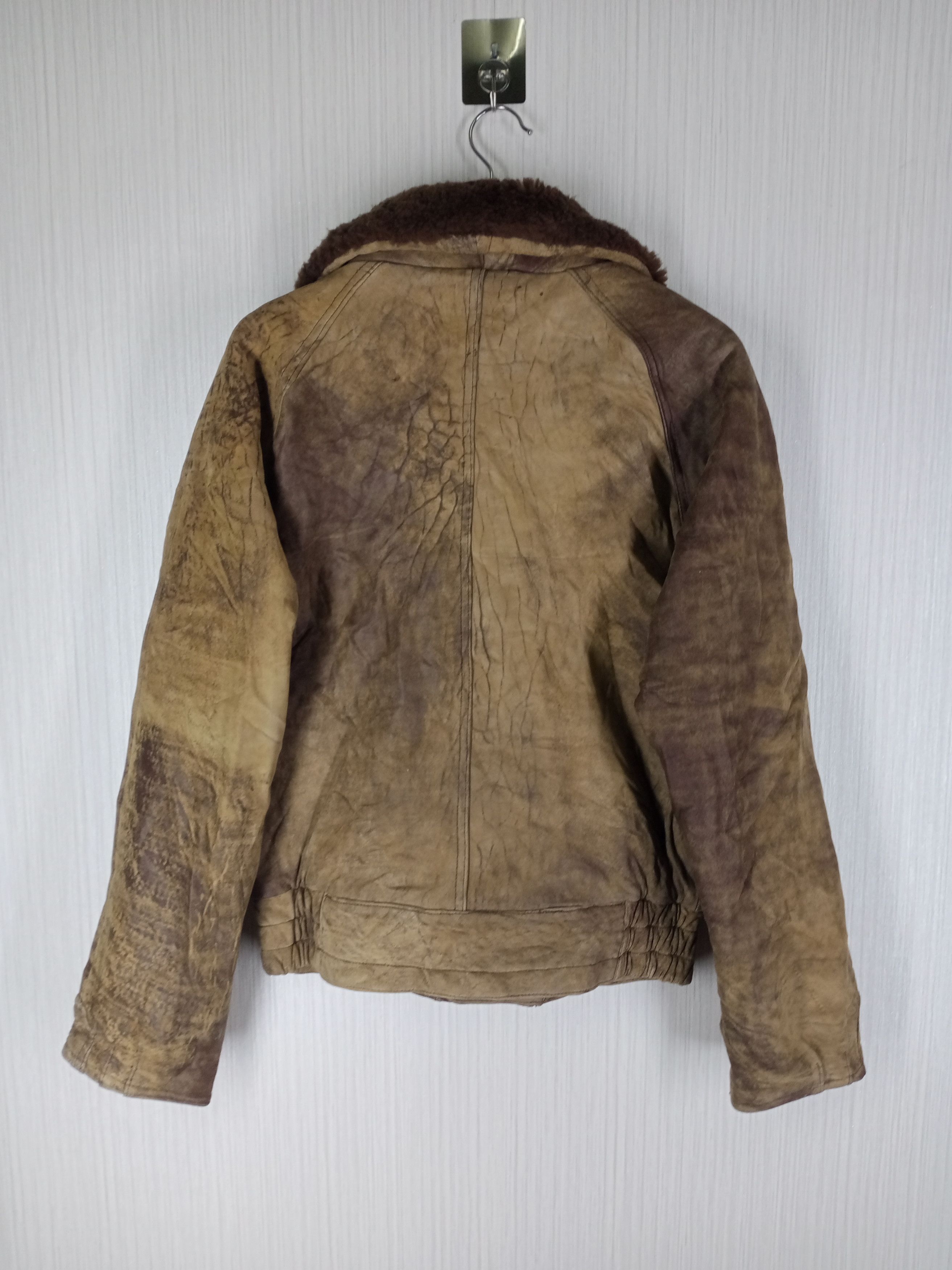 Japanese Brand Vintage Baxton Japanese Sherling Leather Jacket Size US M / EU 48-50 / 2 - 3 Thumbnail
