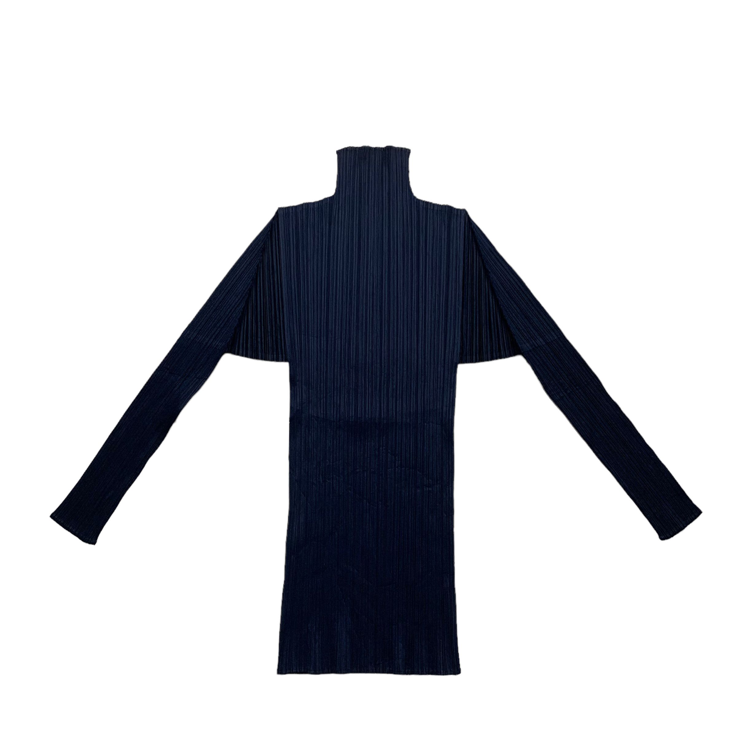 Pleats Please Issey Miyake Issey Miyake Pleats Please Turtleneck Top Size L / US 10 / IT 46 - 2 Thumbnail