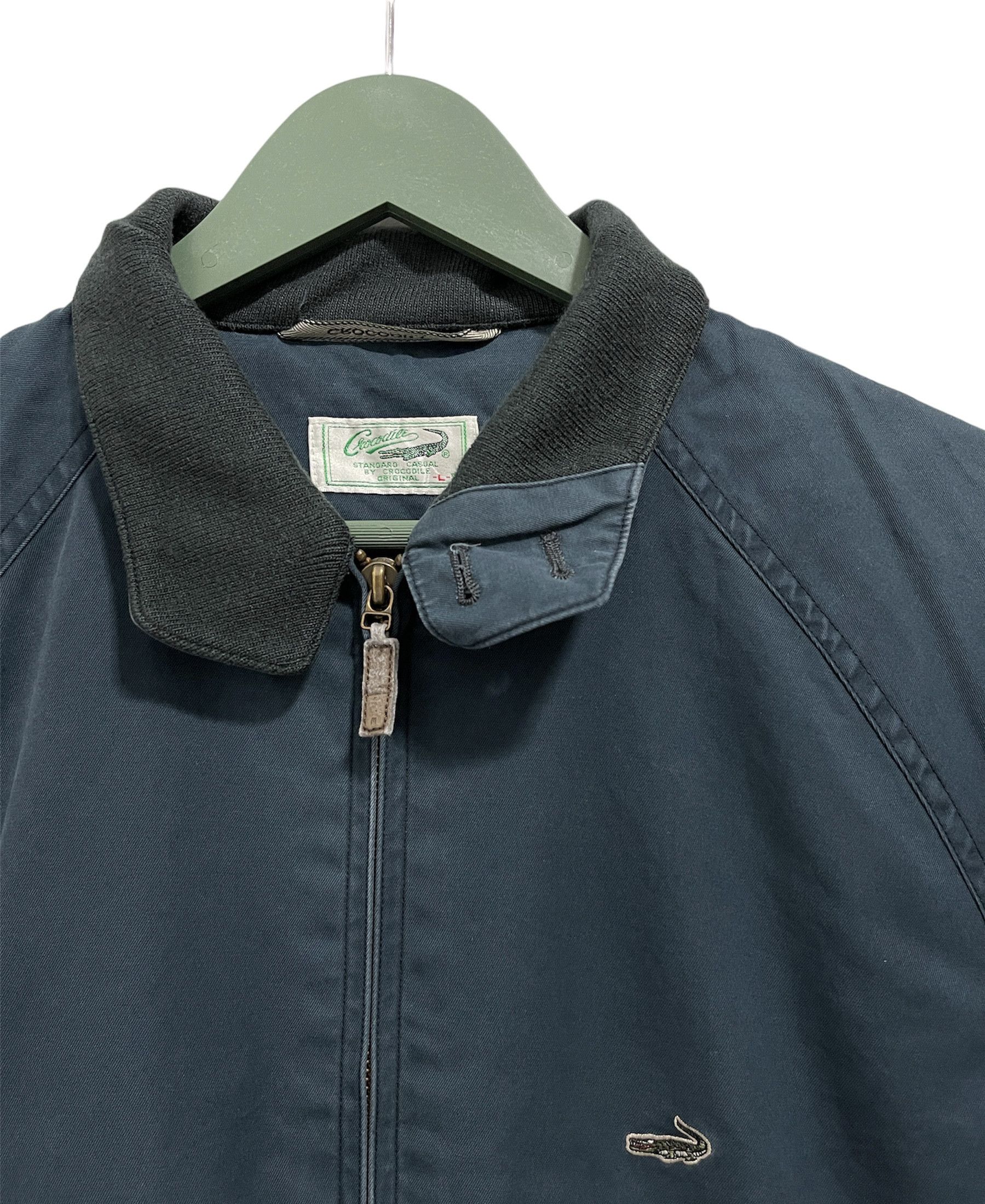 Japanese Brand Vintage Crocodile Mini Logo Embroidery Zipper Jacket Size US M / EU 48-50 / 2 - 2 Thumbnail