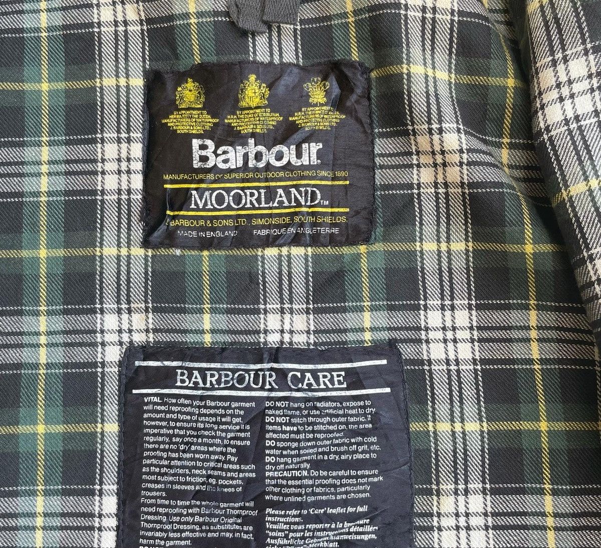 Barbour Barbour Wax Jacket Moorland Size US XL / EU 56 / 4 - 4 Thumbnail