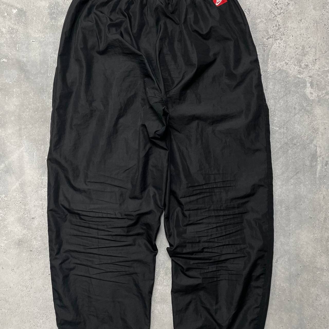 Nike Vintage 2000s Nike Nylon Track Pants Black Size Size US 36 / EU 52 - 19 Thumbnail