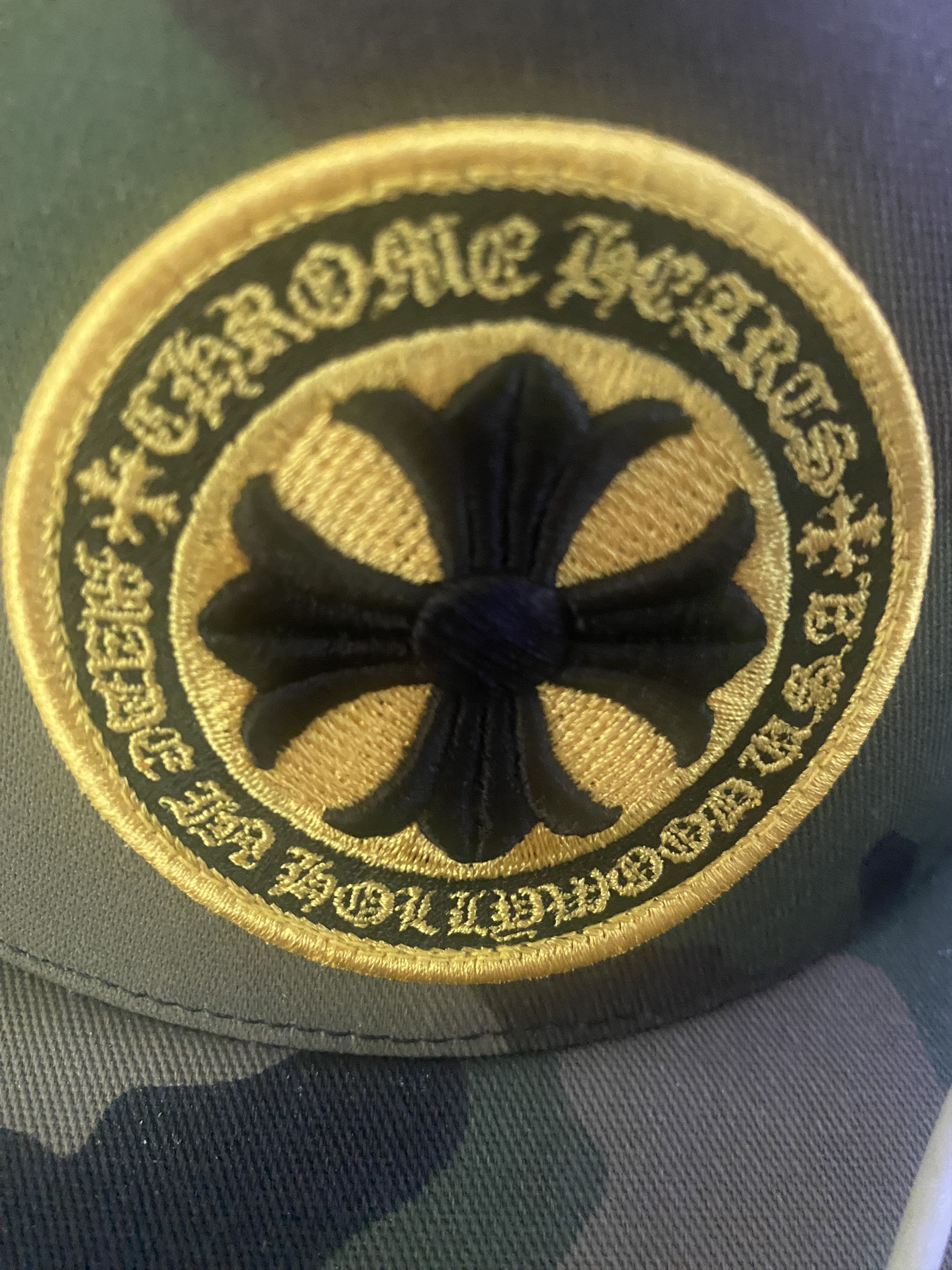 Chrome Hearts Embroidered Chrome Hearts Logo Hat in Camo Size ONE SIZE - 2 Thumbnail