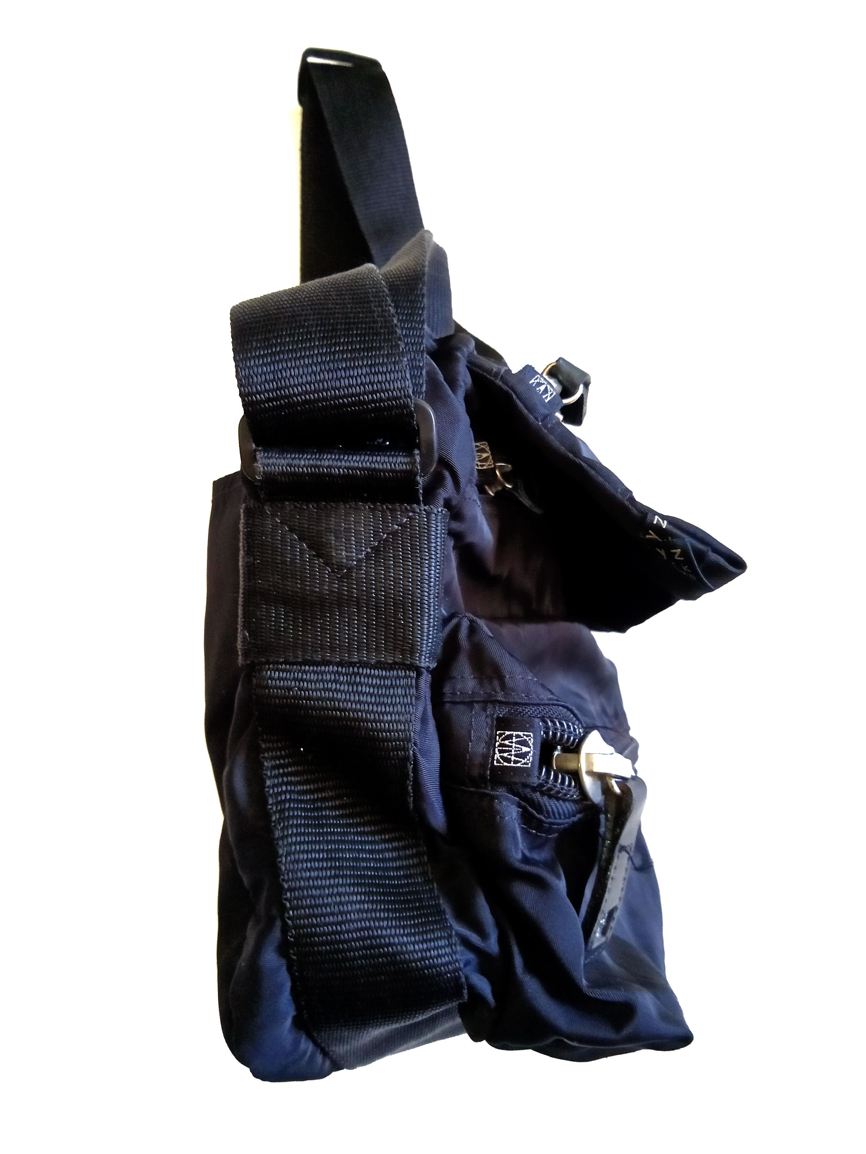 Yohji Yamamoto WORKSHOP BY YOHJI YAMAMOTO NYLON MESSENGER SLING BAG Size ONE SIZE - 6 Thumbnail