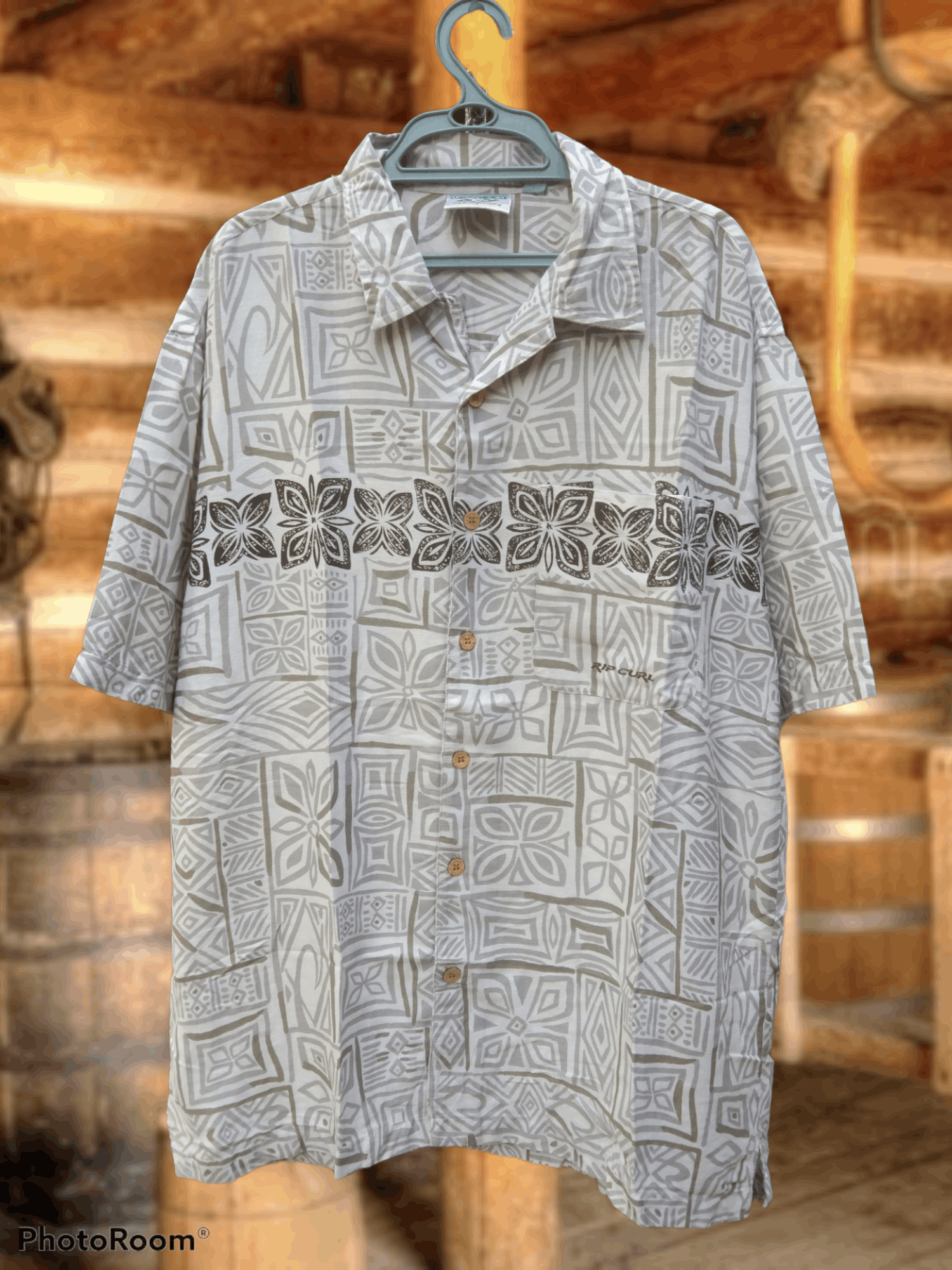image of Bulls Of Summer x Ripcurl Vintage Ripcurl Button Up Shirt, Men's (Size XL)