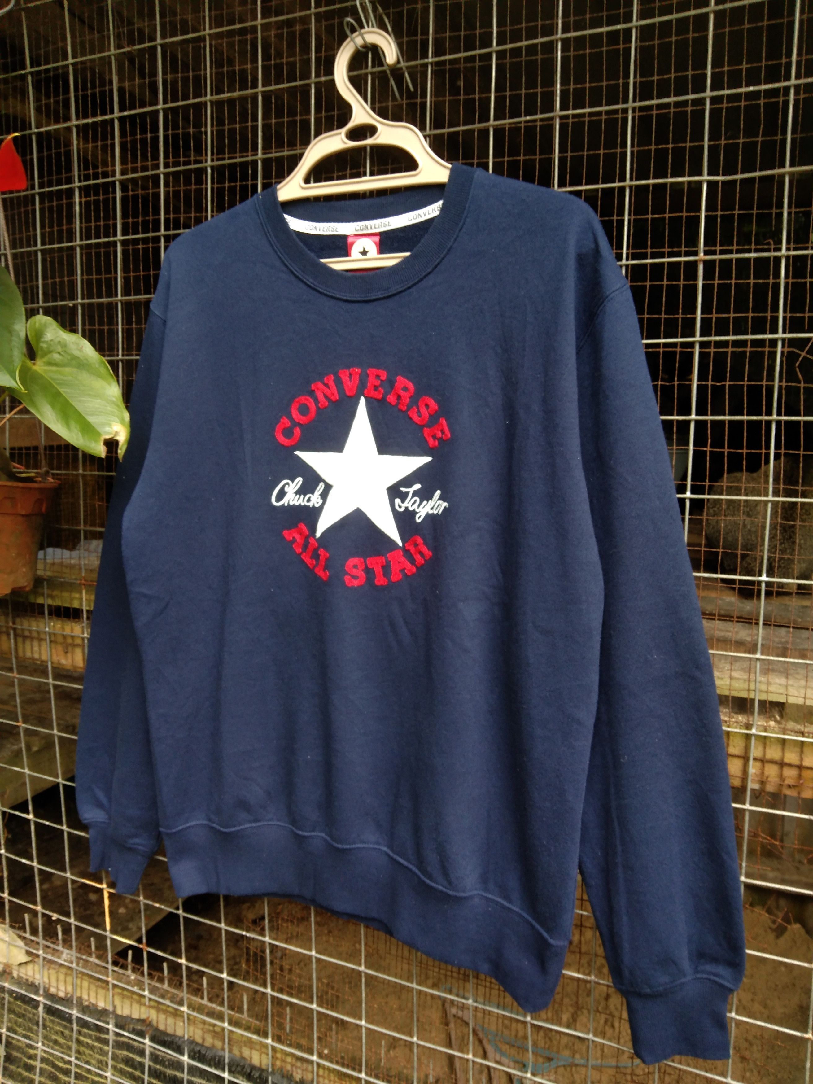 Converse × Vintage CONVERSE CHUCK TAYLOR SWEATSHIRT Size US M / EU 48-50 / 2 - 2 Thumbnail