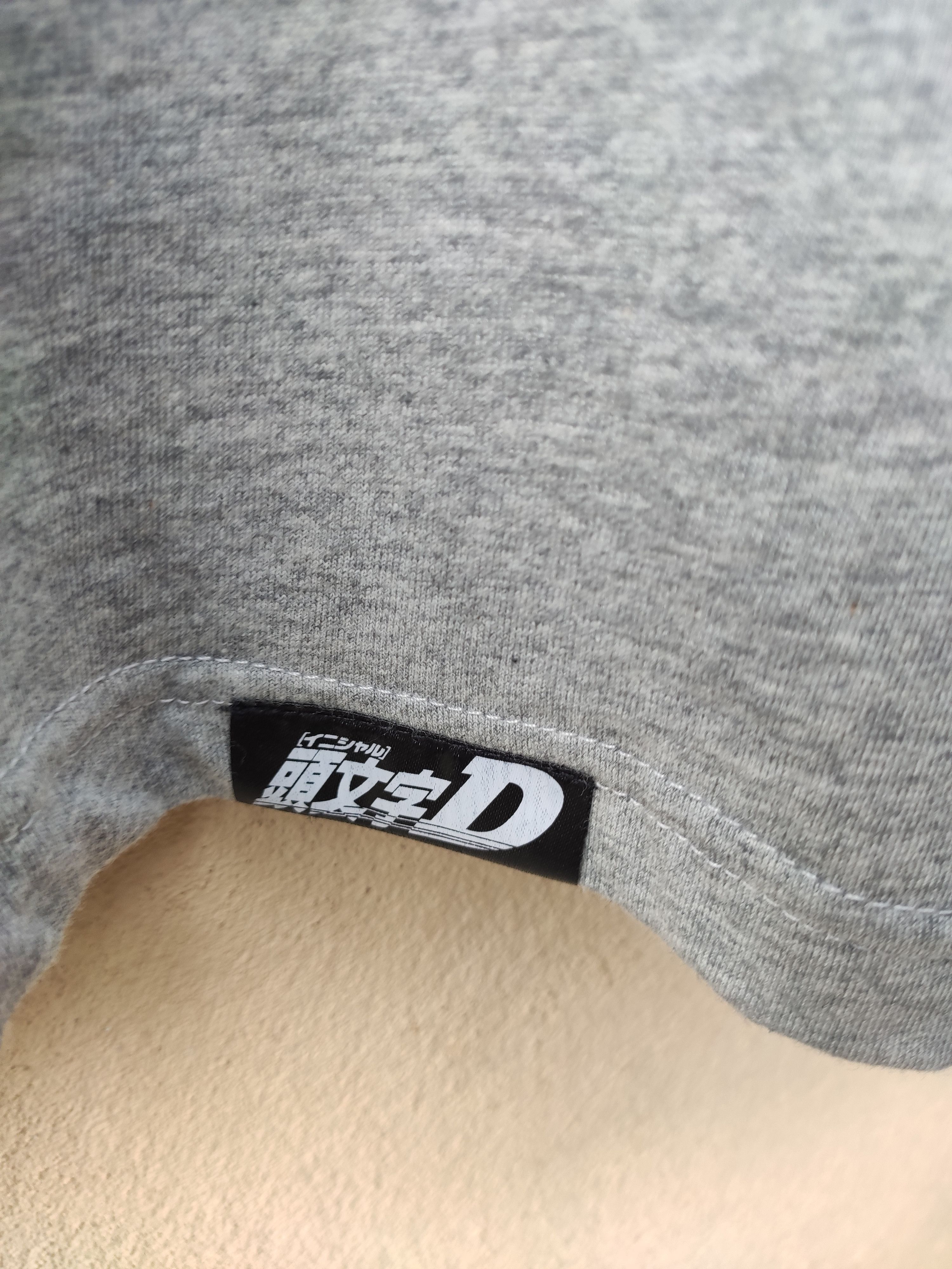 Anime Vintage Initial D t shirt Japan Size US L / EU 52-54 / 3 - 6 Thumbnail