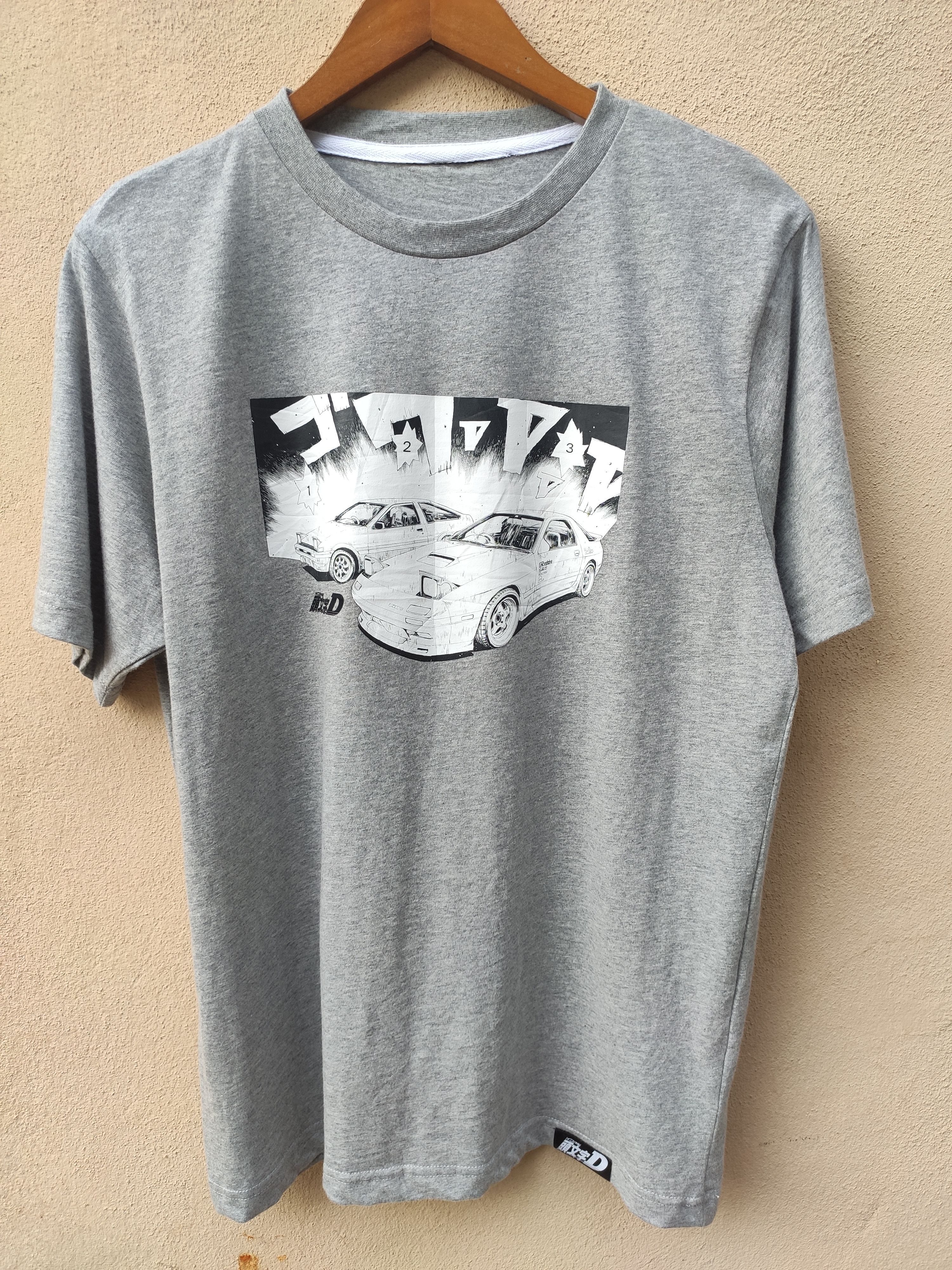Anime Vintage Initial D t shirt Japan Size US L / EU 52-54 / 3 - 2 Thumbnail