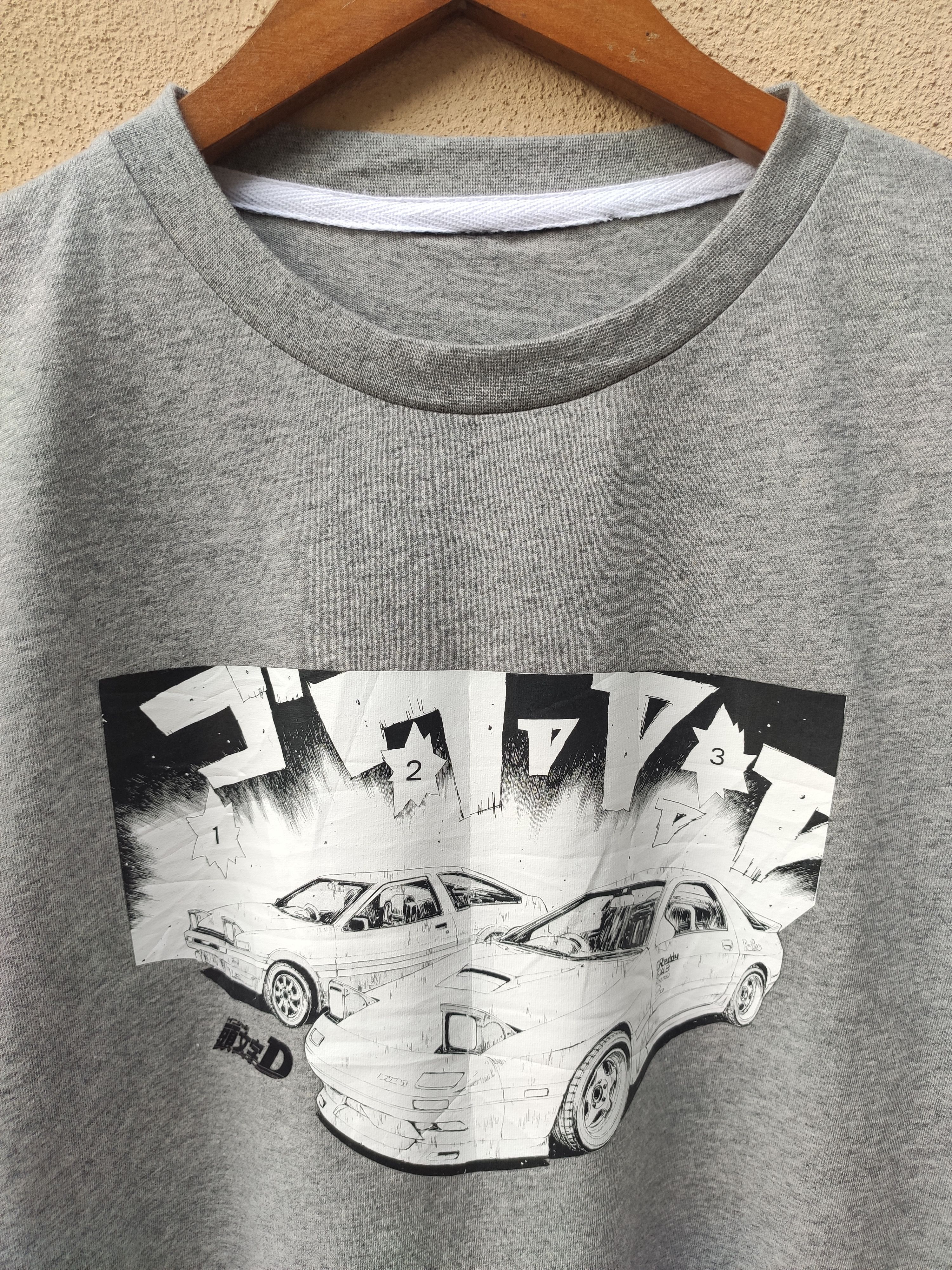 Anime Vintage Initial D t shirt Japan Size US L / EU 52-54 / 3 - 1 Thumbnail