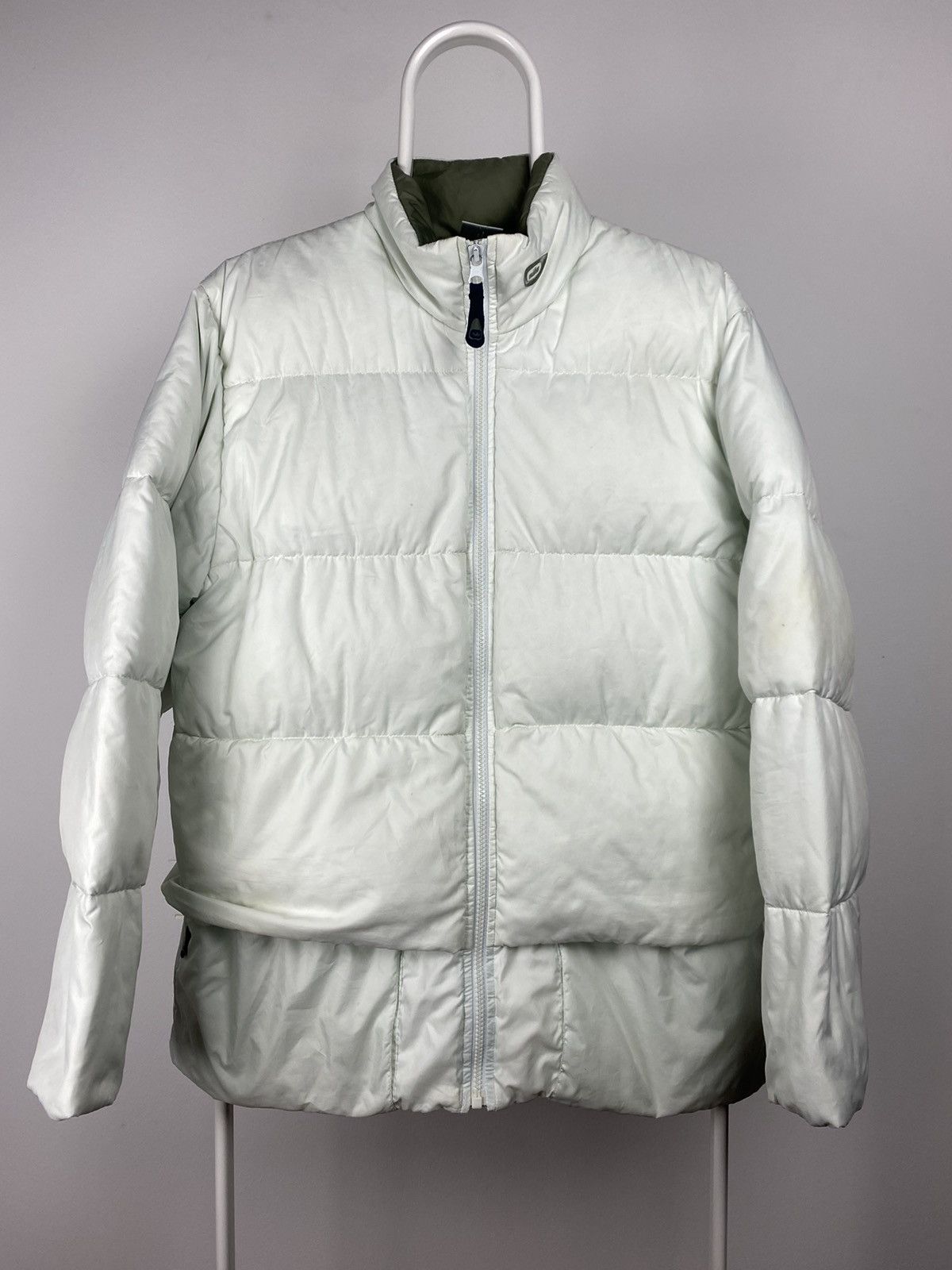 Nike × Vintage Nike vintage white puffer jacket 2000s Size US S / EU 44-46 / 1 - 1 Thumbnail