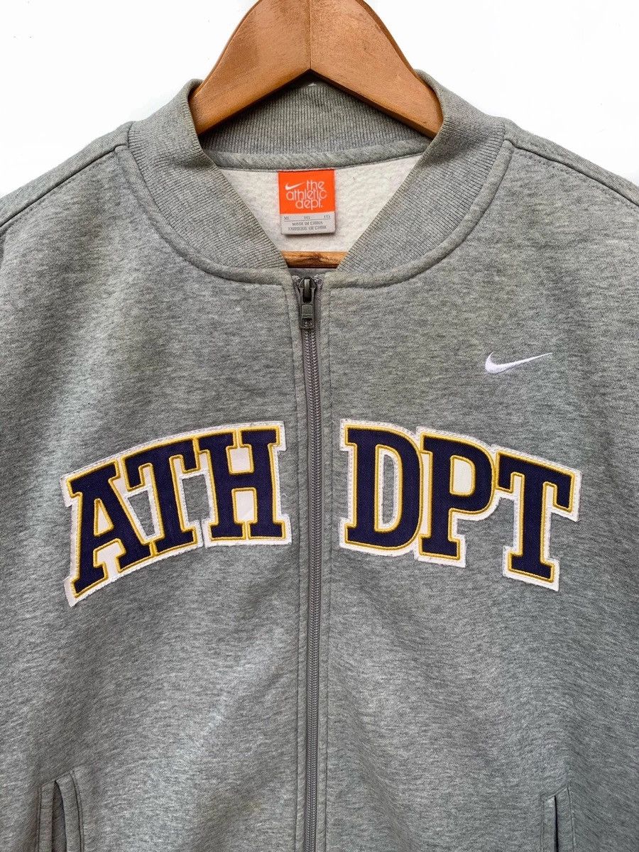 Nike Nike Athletic Dept No 10 Zipped Sweatshirt Size US XL / EU 56 / 4 - 2 Thumbnail