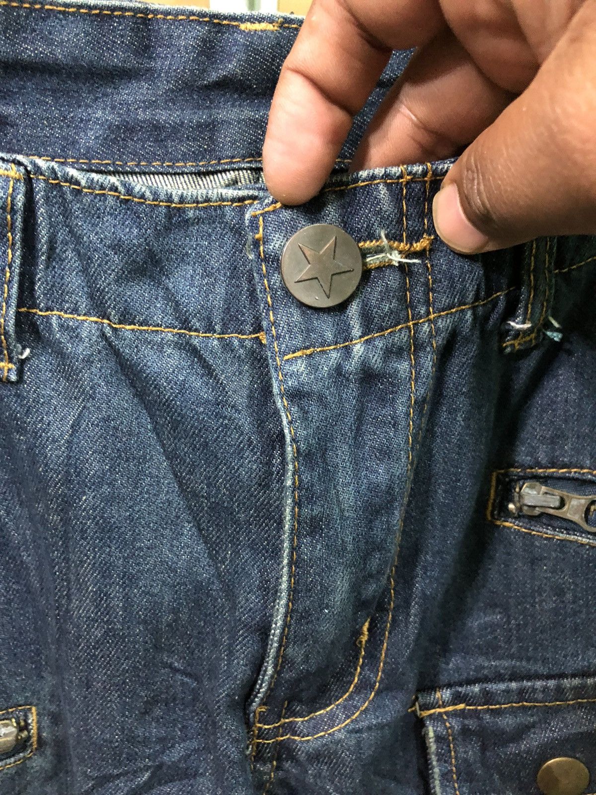 Japanese Brand × Vintage Vintage Go’ism Multi Pocket Denim Jeans Size US 36 / EU 52 - 8 Thumbnail