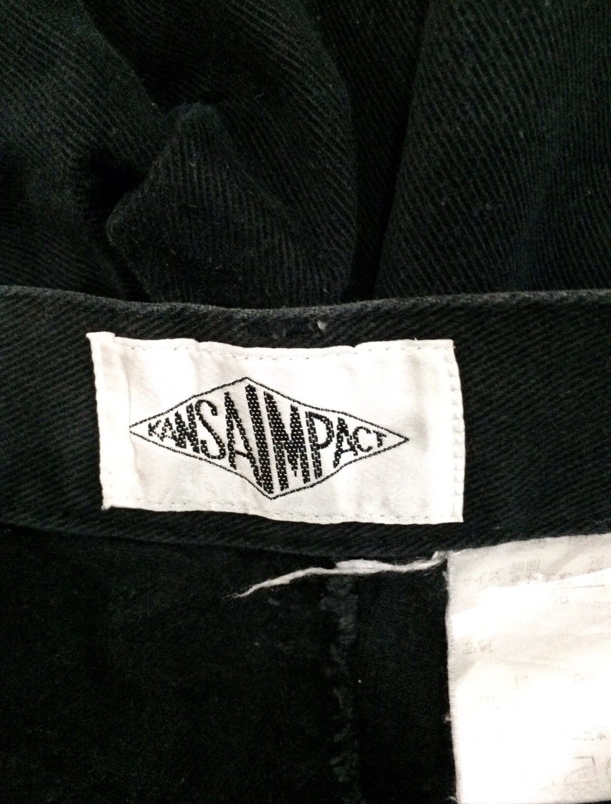 Kansai Yamamoto KANSAI Yamamoto impact Embroidery Dragon Black Denim Pant Size US 29 - 7 Thumbnail