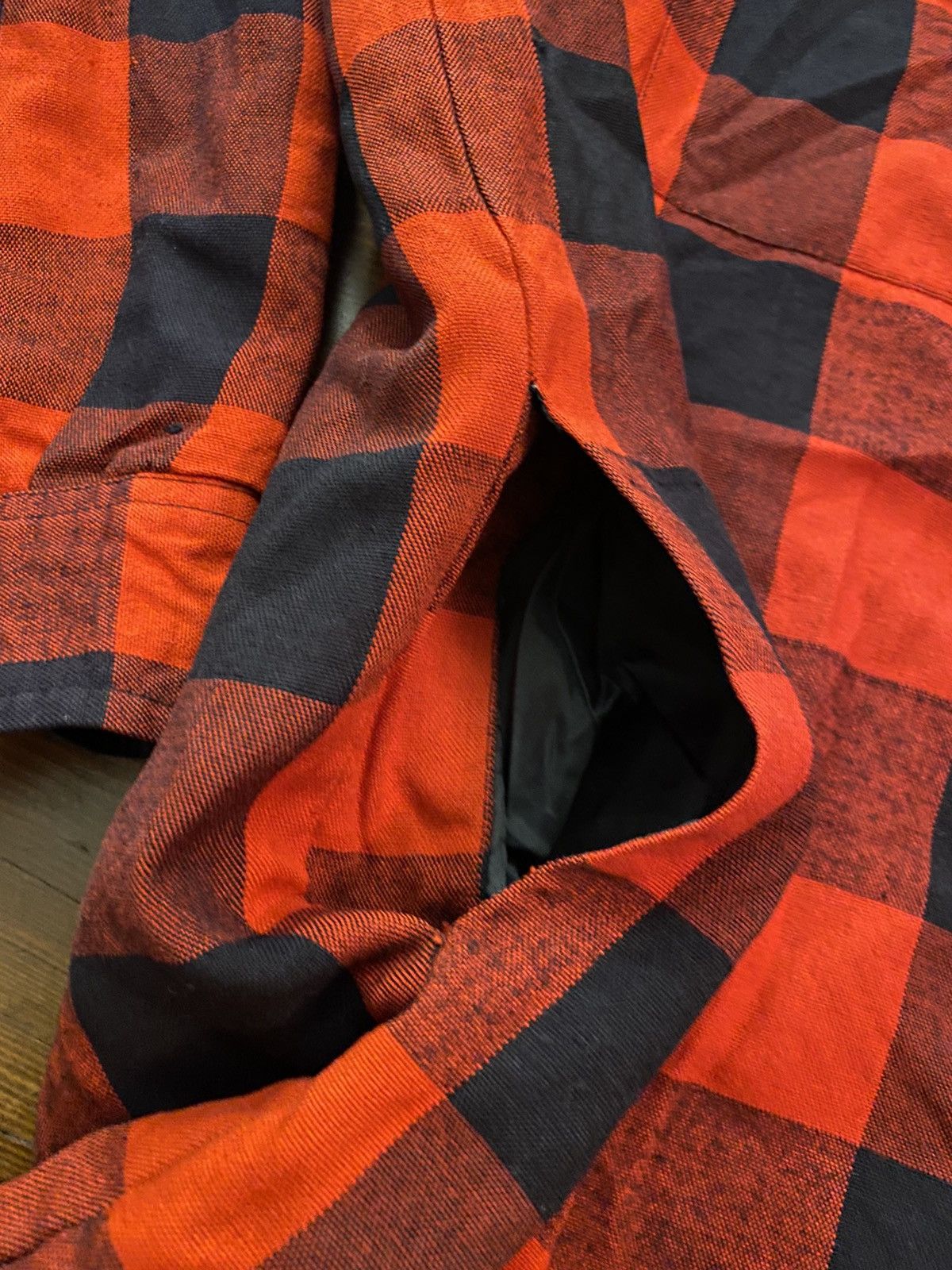 Flannel Vintage 80’s Buffalo Plaid Quilted Lined Shirt Jacket Size US M / EU 48-50 / 2 - 6 Thumbnail