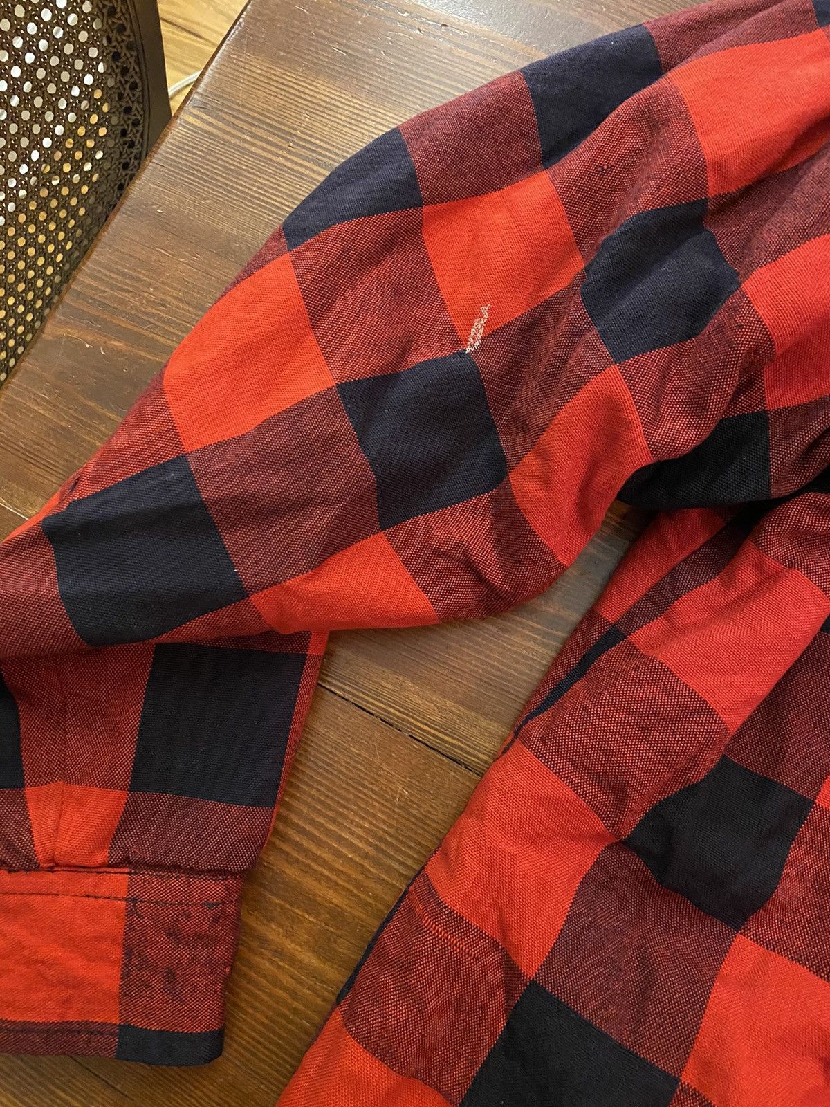 Flannel Vintage 80’s Buffalo Plaid Quilted Lined Shirt Jacket Size US M / EU 48-50 / 2 - 19 Thumbnail