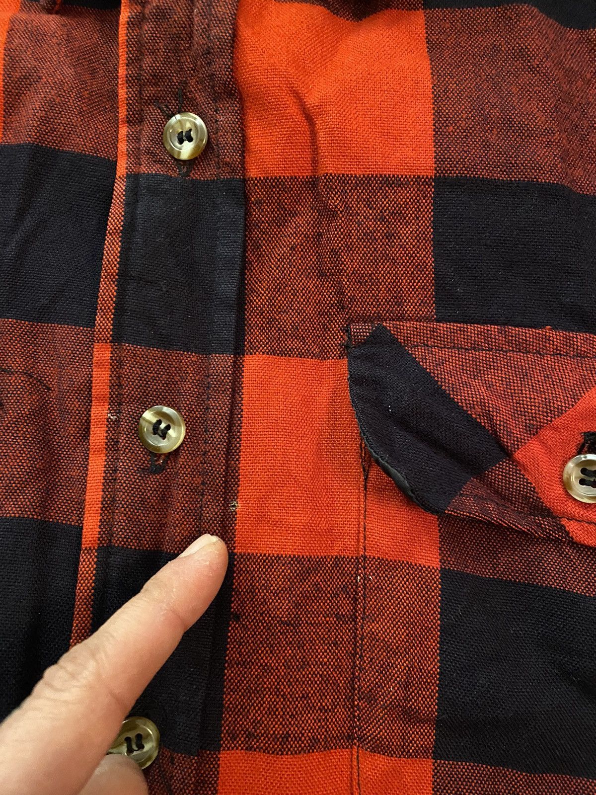 Flannel Vintage 80’s Buffalo Plaid Quilted Lined Shirt Jacket Size US M / EU 48-50 / 2 - 10 Thumbnail