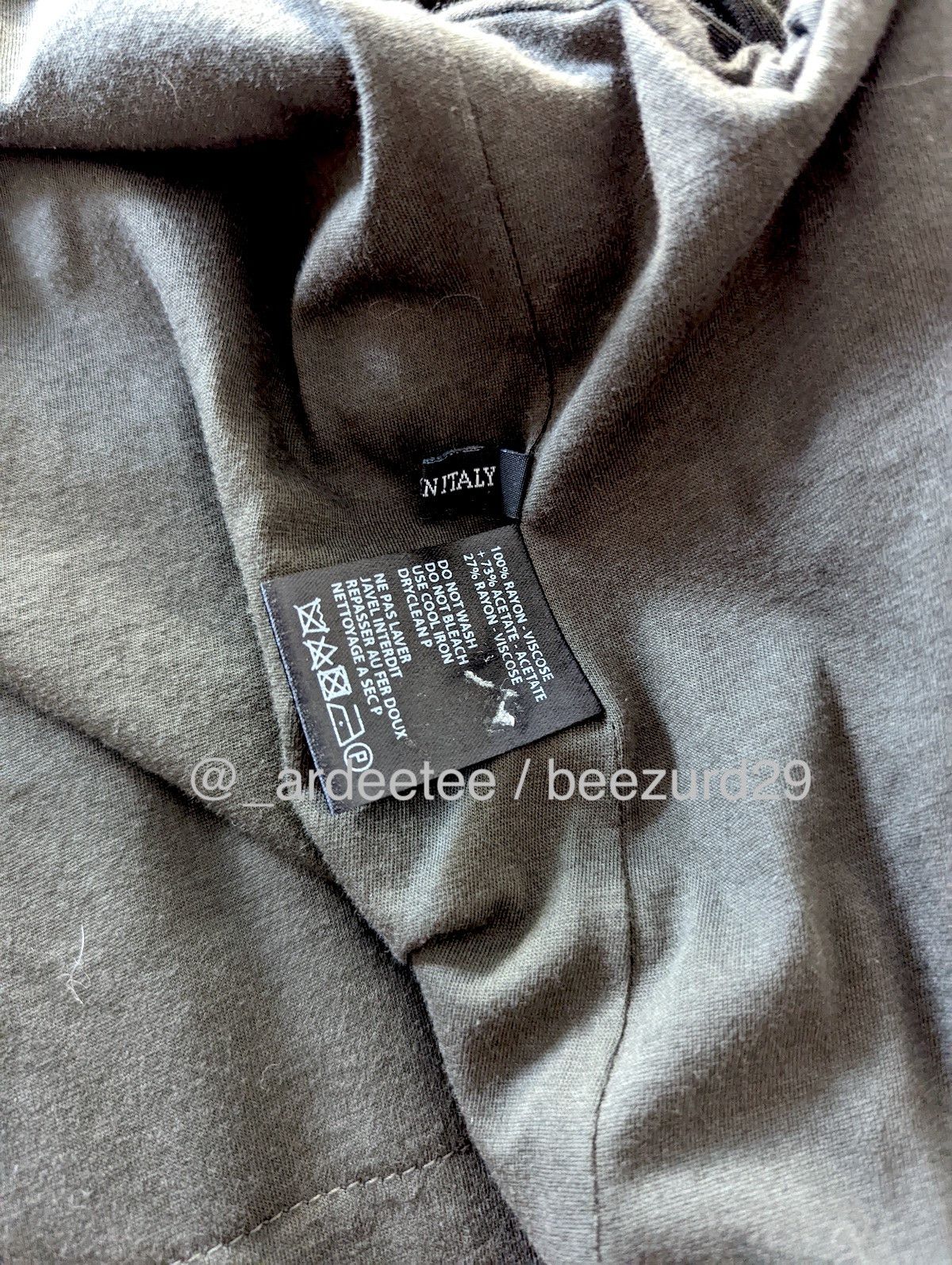 Haider Ackermann *NEW* AZURITE SILK JERSEY LONG COAT $3,000 Size US M / EU 48-50 / 2 - 10 Thumbnail