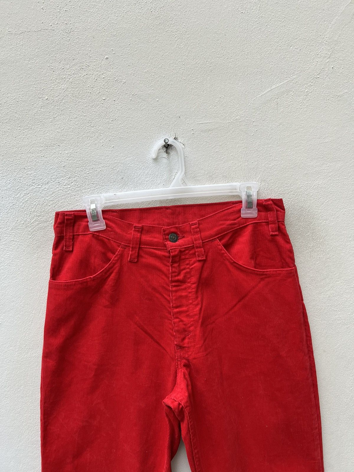 Levi's Vintage 70s Levi’s 646 Red Corduroy Flare Jeans Size US 31 - 7 Thumbnail