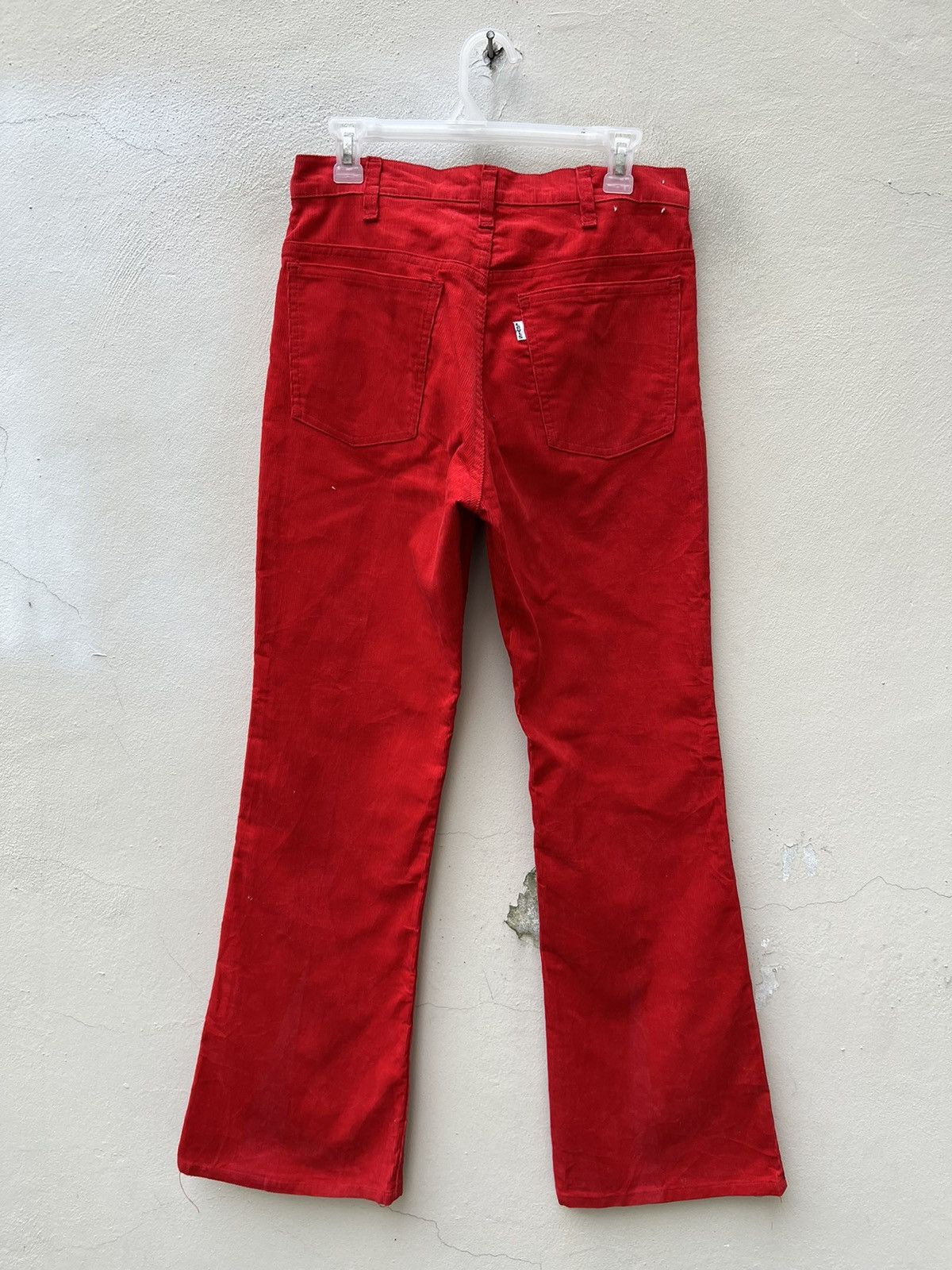 Levi's Vintage 70s Levi’s 646 Red Corduroy Flare Jeans Size US 31 - 13 Thumbnail
