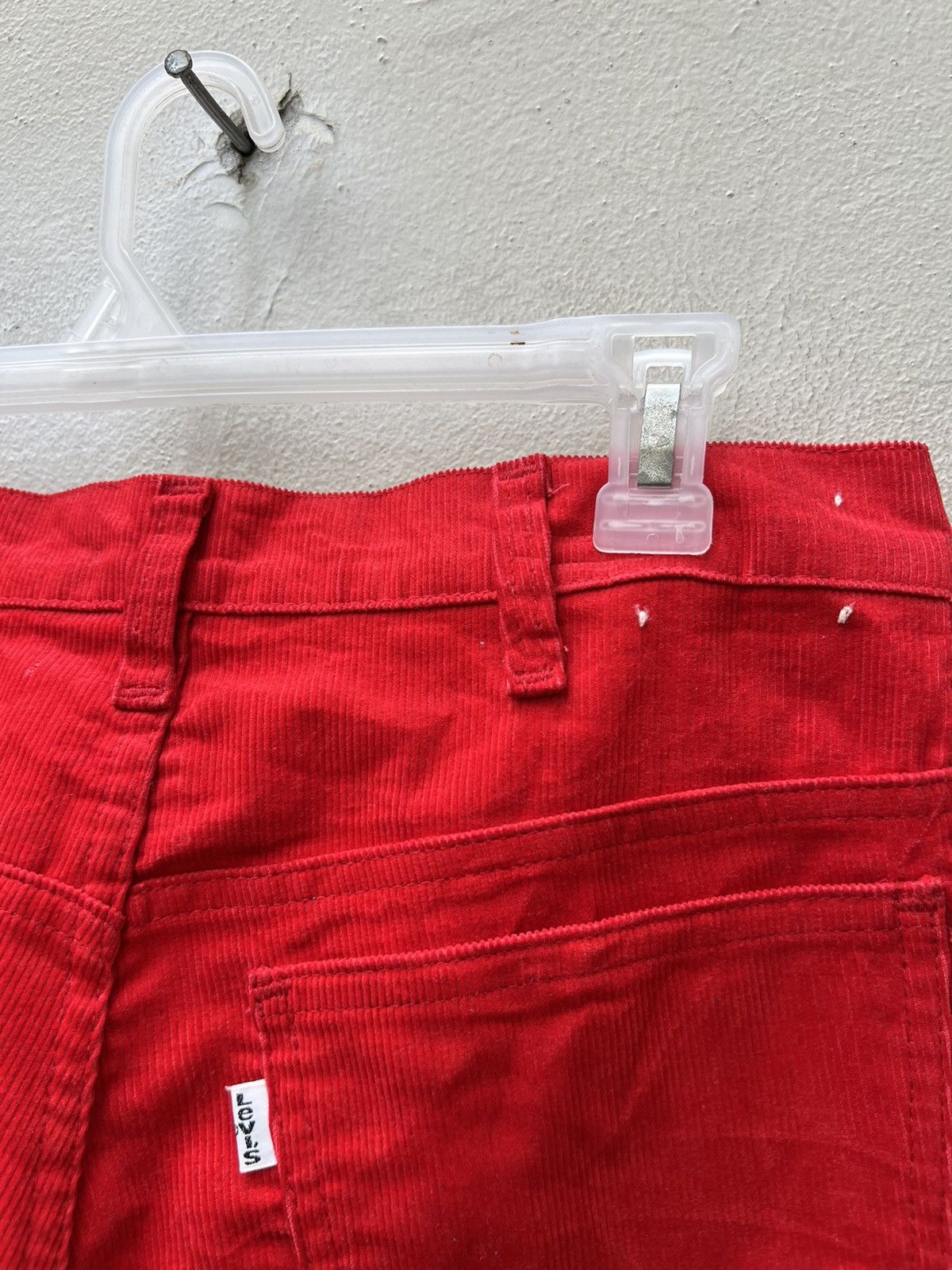 Levi's Vintage 70s Levi’s 646 Red Corduroy Flare Jeans Size US 31 - 18 Thumbnail