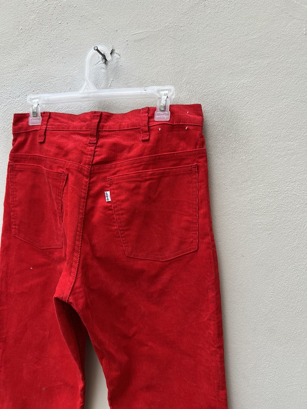 Levi's Vintage 70s Levi’s 646 Red Corduroy Flare Jeans Size US 31 - 17 Thumbnail