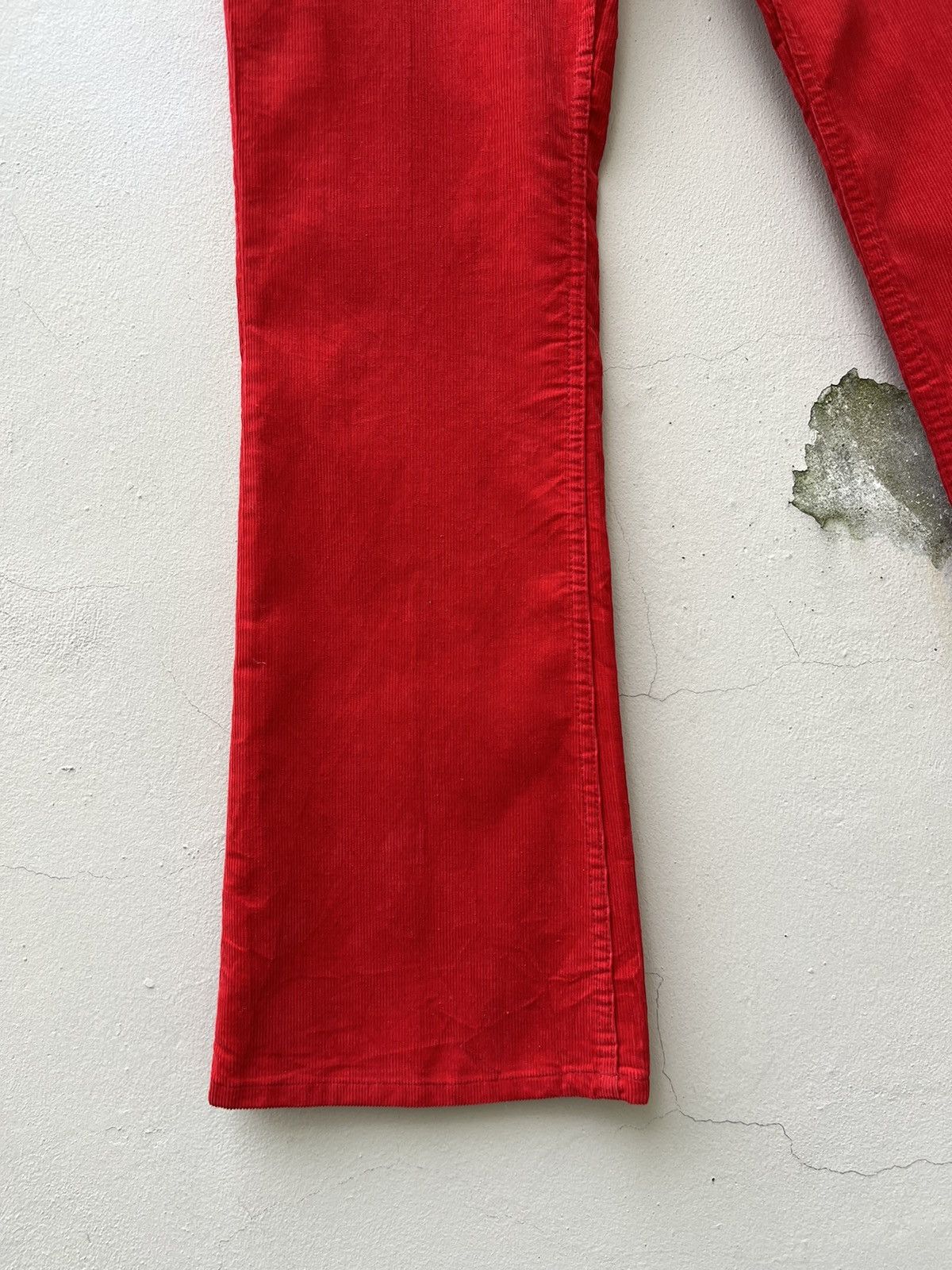 Levi's Vintage 70s Levi’s 646 Red Corduroy Flare Jeans Size US 31 - 10 Thumbnail