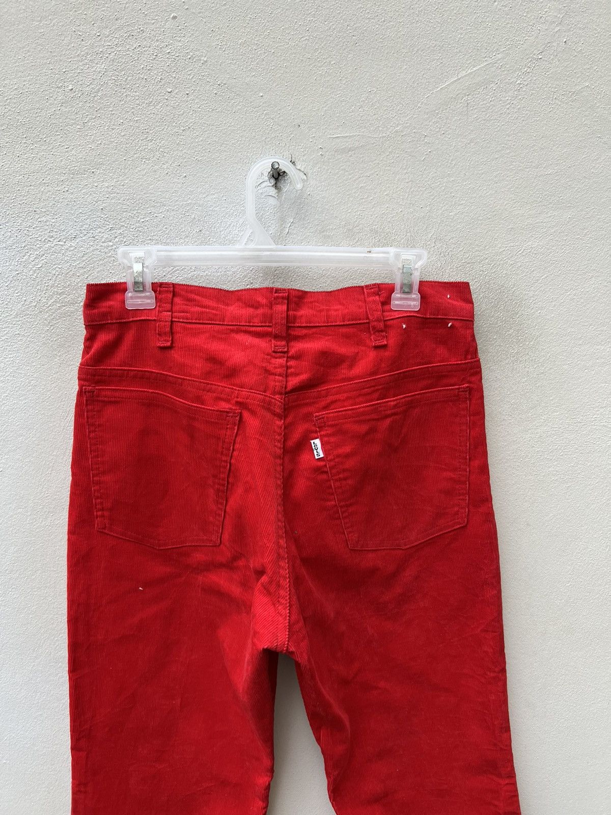 Levi's Vintage 70s Levi’s 646 Red Corduroy Flare Jeans Size US 31 - 14 Thumbnail